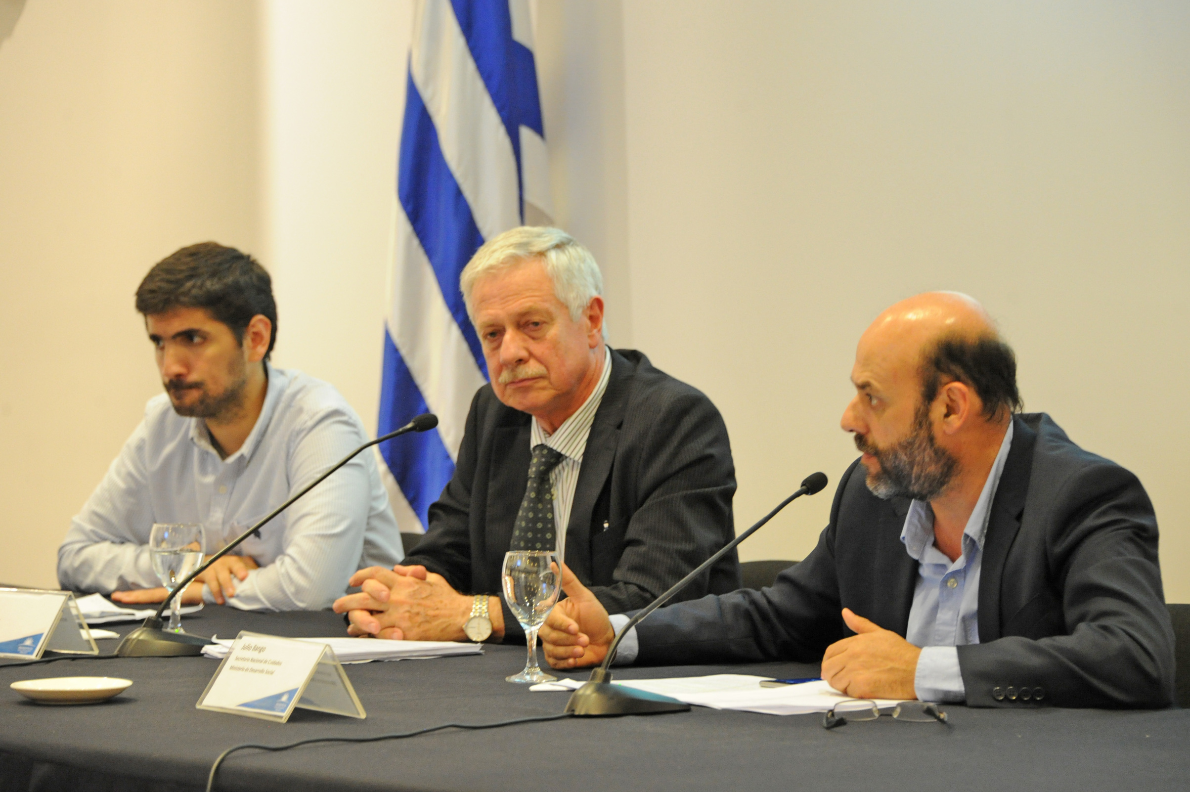 Santiago Soto, Jorge Basso y Julio Bango