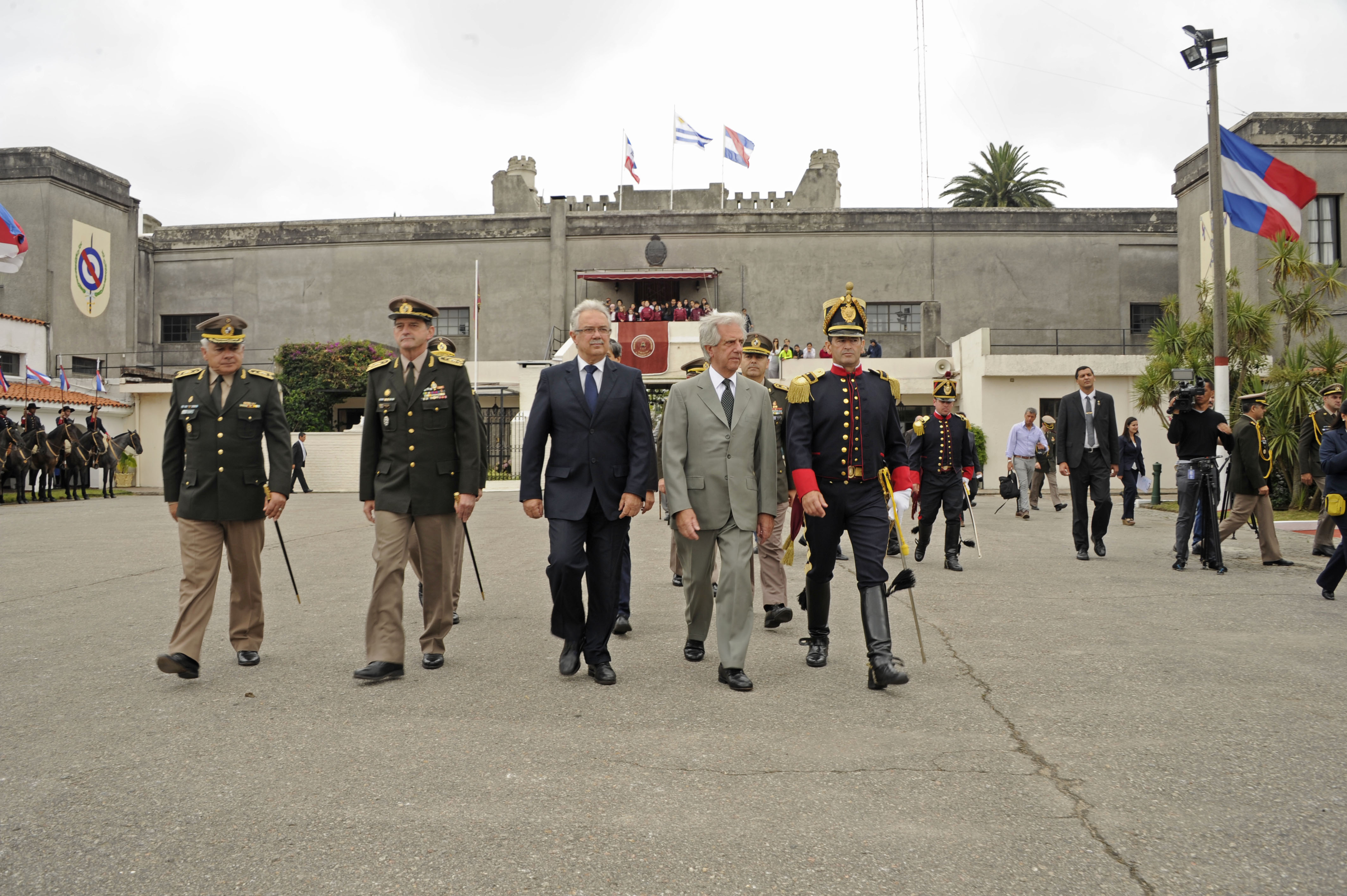 Tabaré Vázquez en acto por 221.º aniversario del Regimiento de Blandengues de Artigas