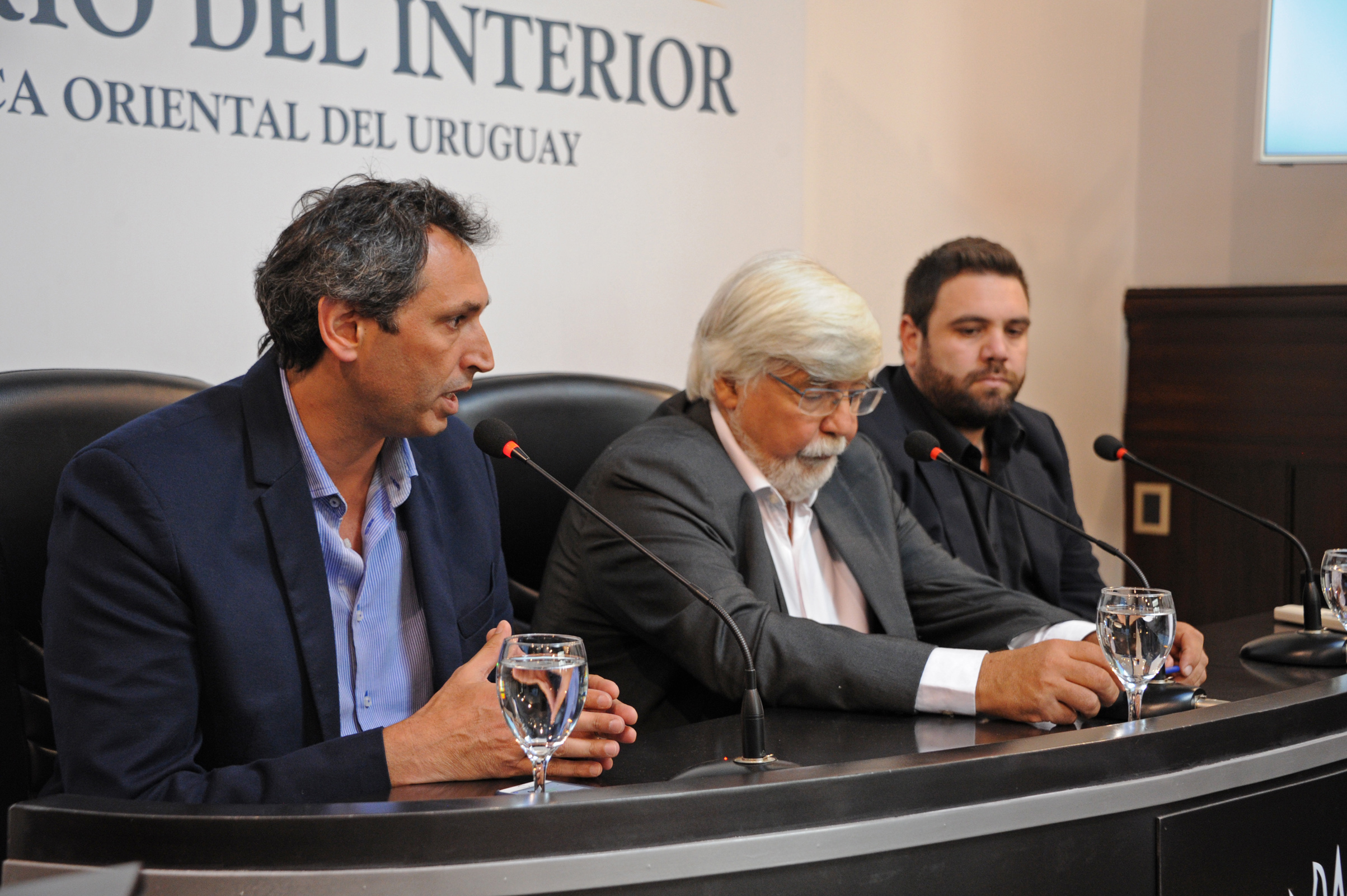 Alcalde del Municipio CH, Andrés Abt, haciendo uso de la palabra