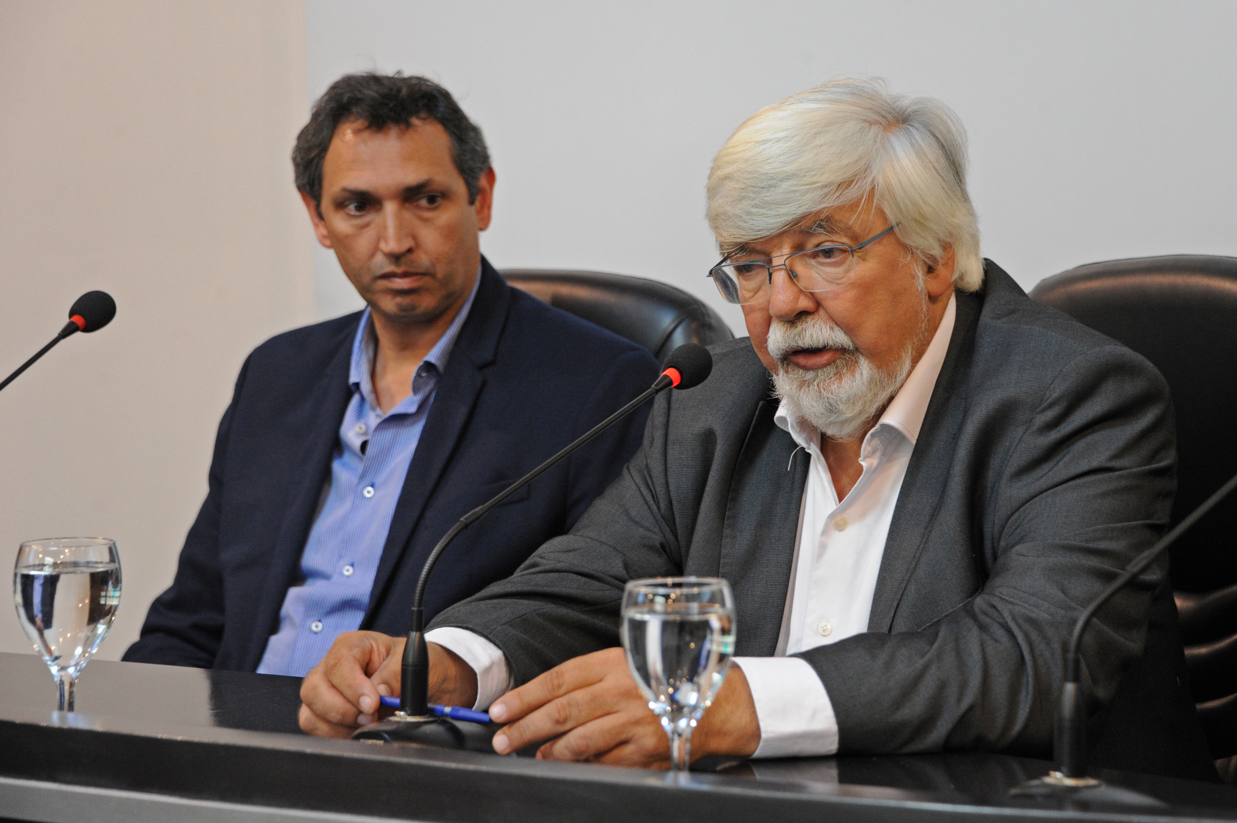 Ministro del Interior, Eduardo Bonomi, haciendo uso de la palabra