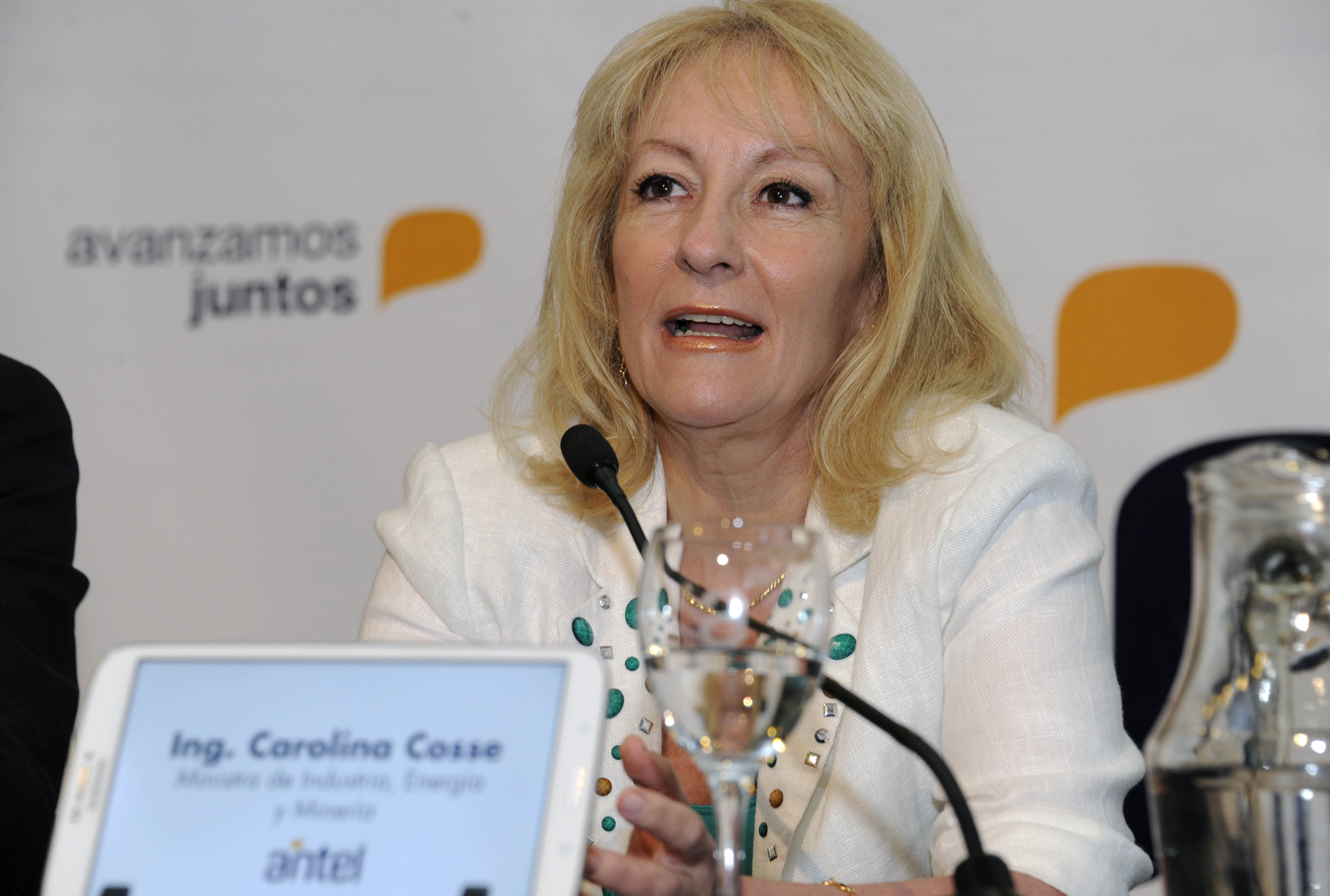 Ministra de Industria, Carolina Cosse