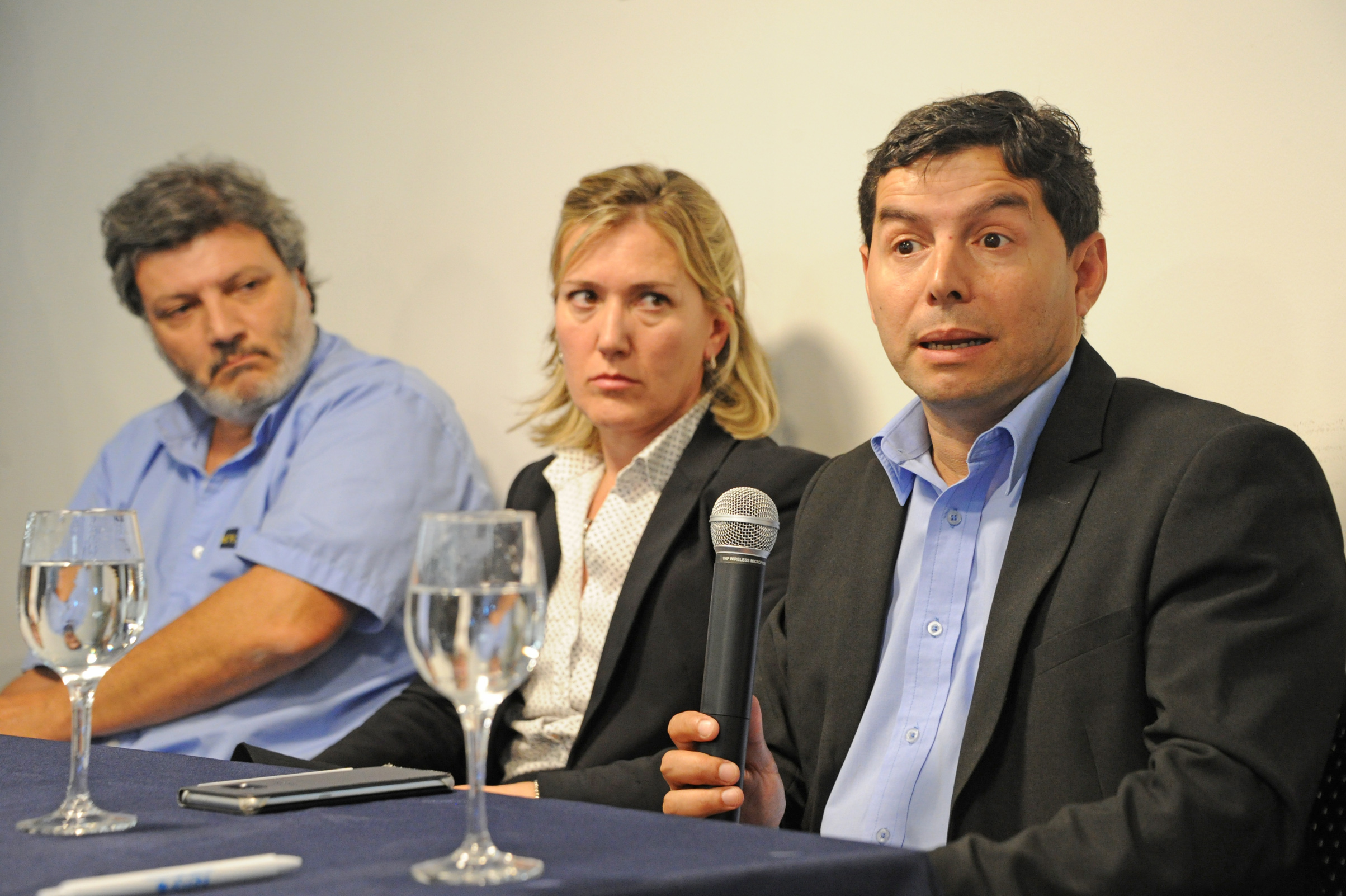 Director general del Instituto Nacional de Empleo y Formación Profesional (Inefop), Eduardo Pereyra, haciendo uso de la palabra