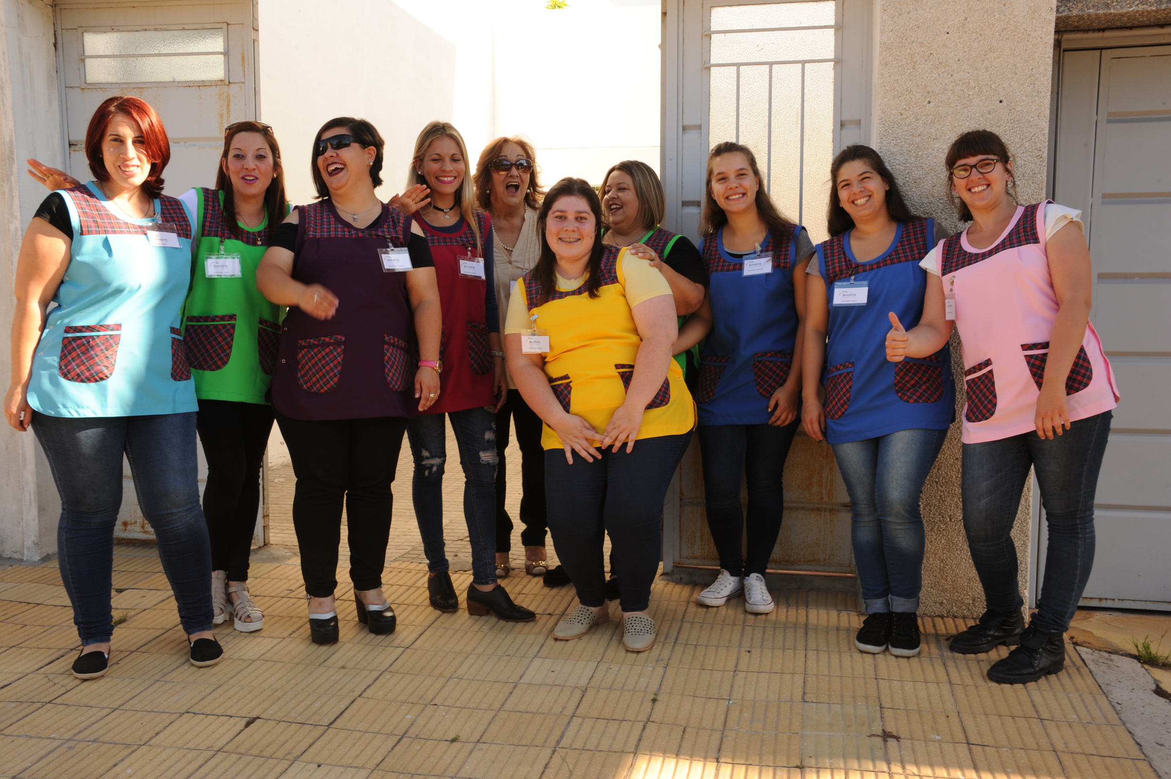 Trabajadores del centro de atención para 60 niños en Tacuarembó
