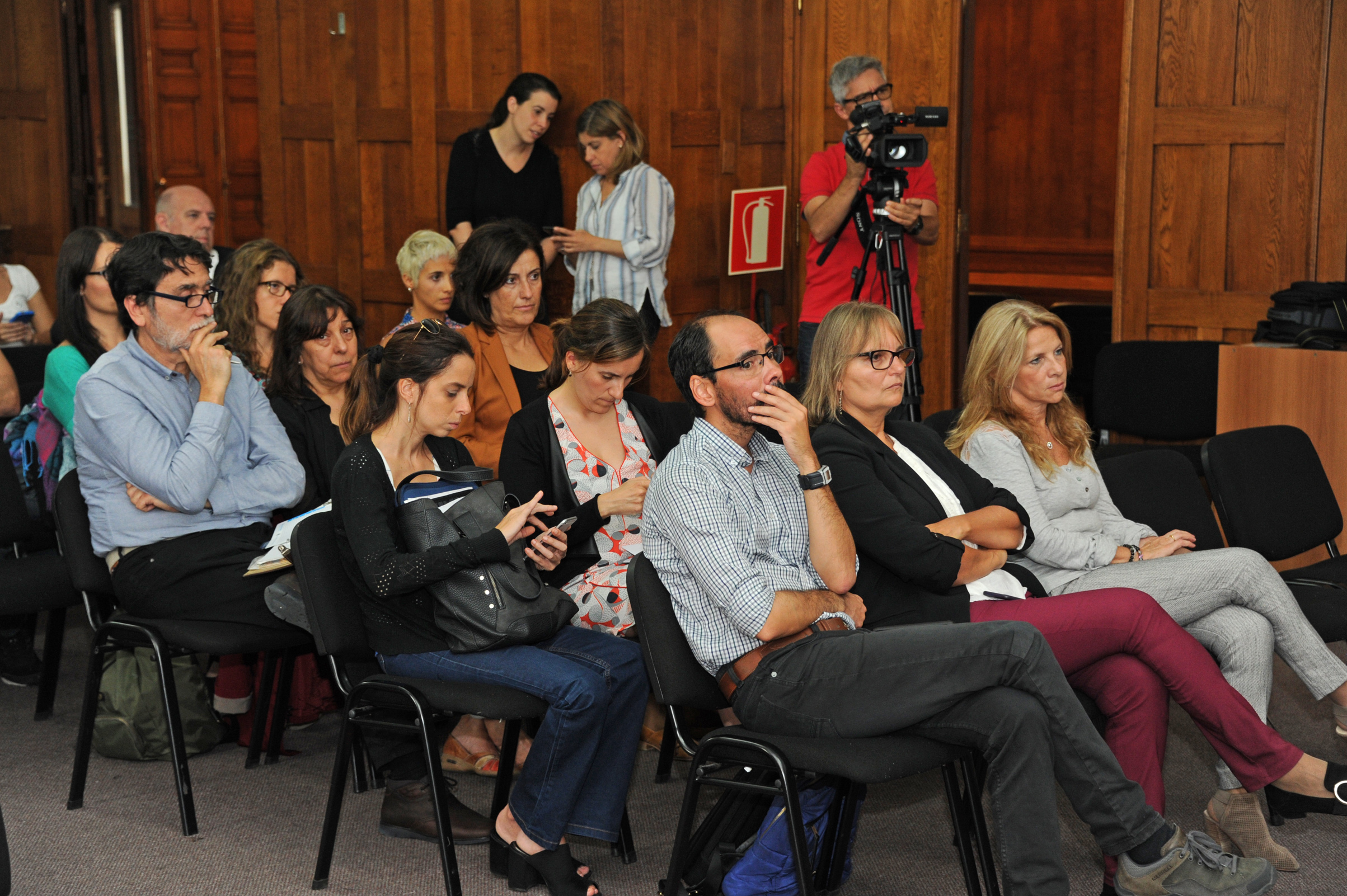 Asistentes a la conferencia