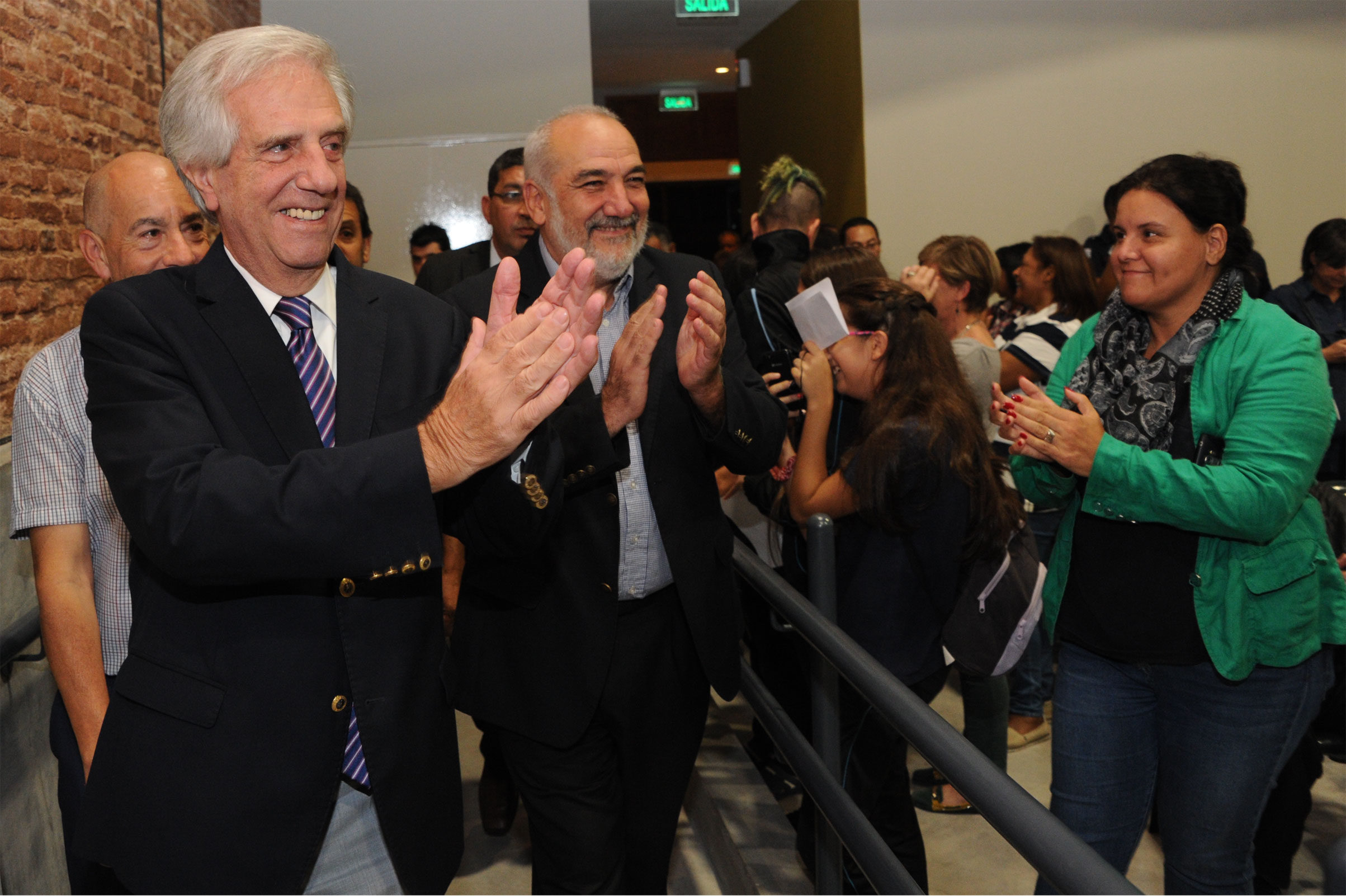 Llegada del presidente Tabaré Vázquez