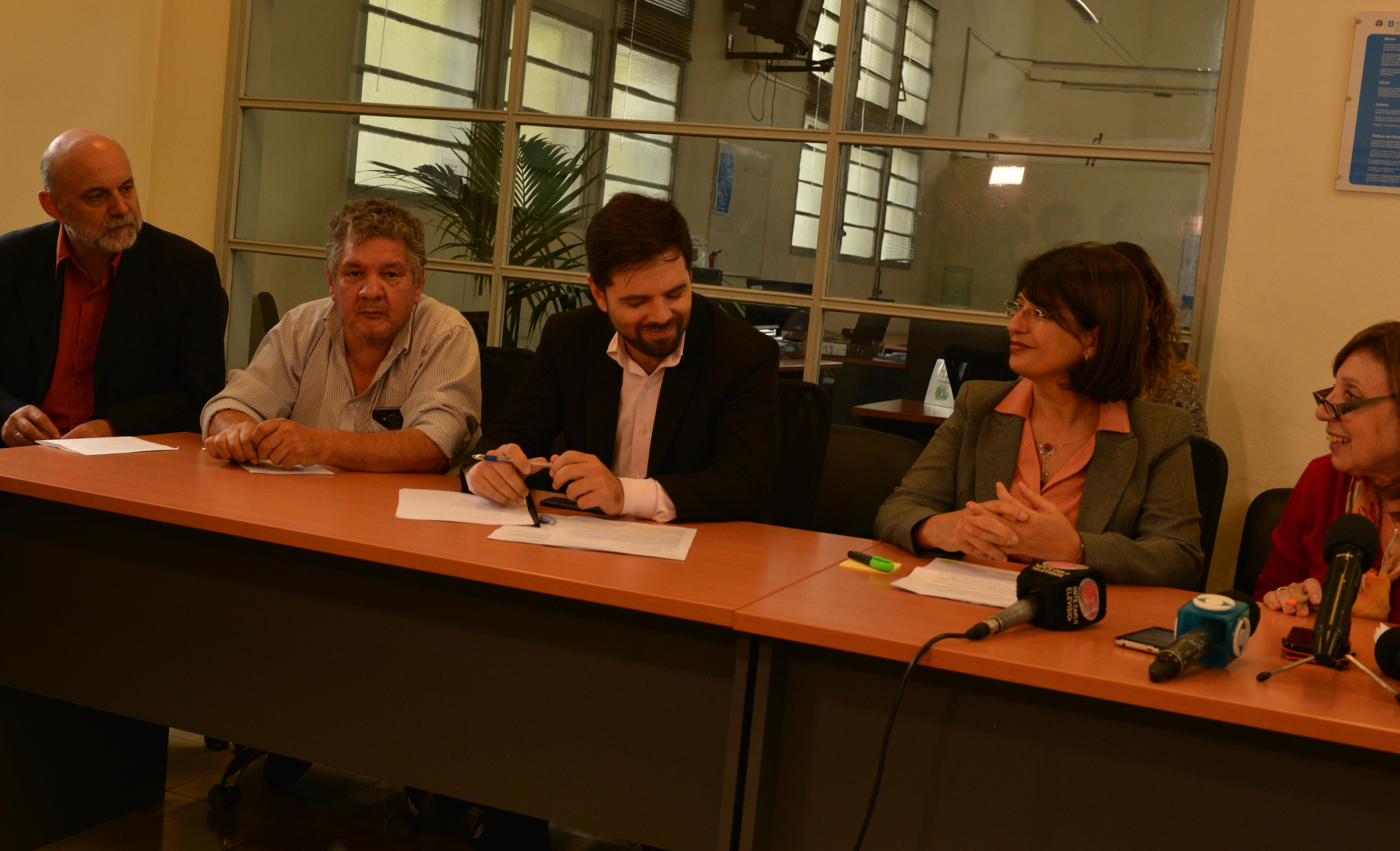 Conferencia de prensa sobre personas en situación de calle