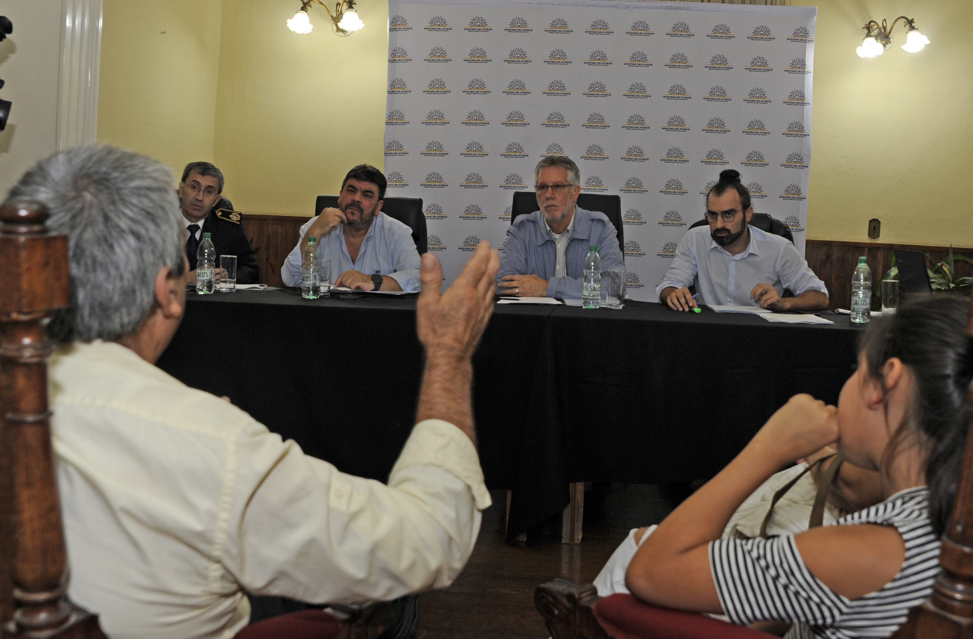 Titular interino del Interior, Jorge Vázquez, se reunió con actores sociales de la ciudad de Florida