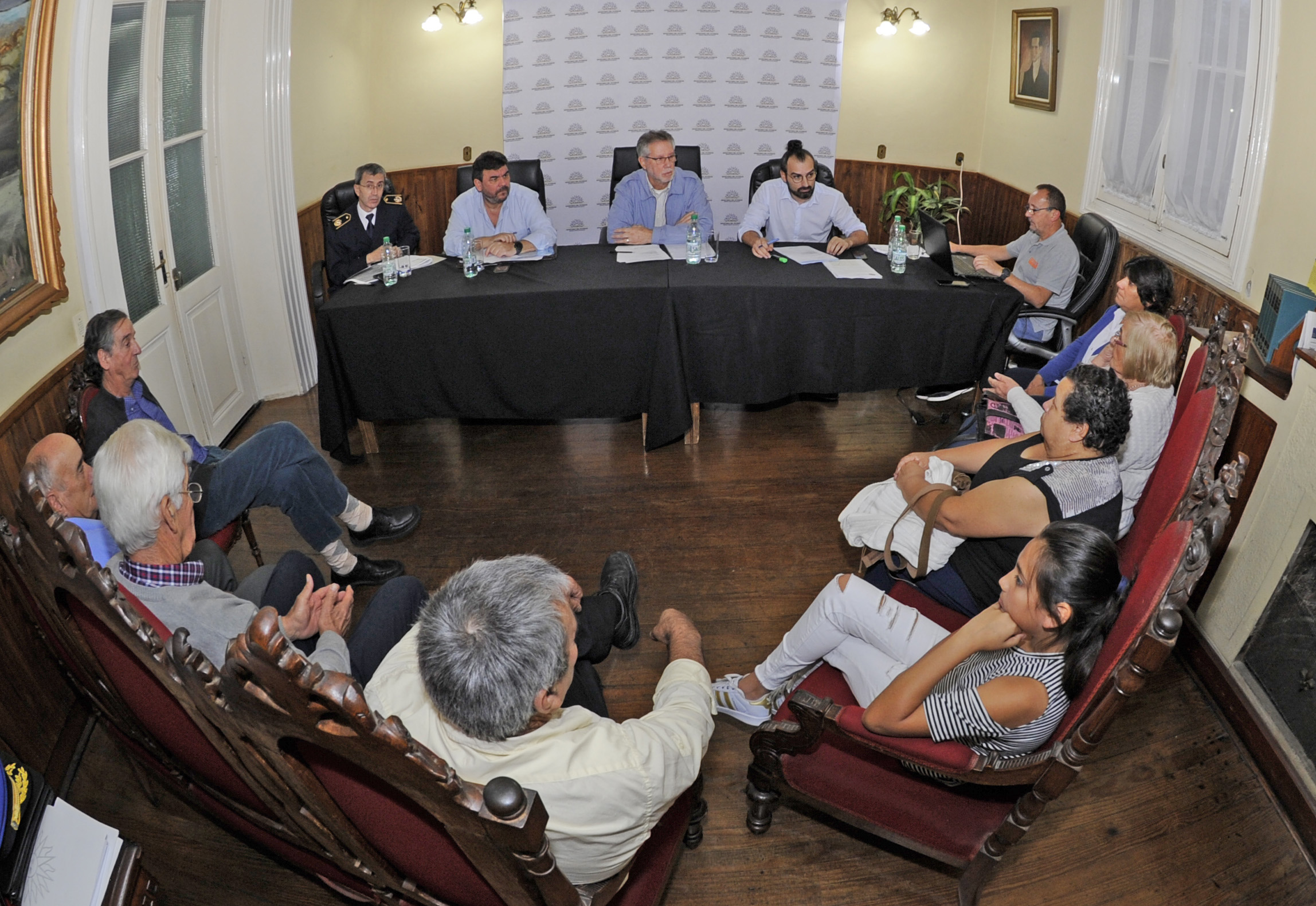 Titular interino del Interior, Jorge Vázquez, se reunió con actores sociales de la ciudad de Florida