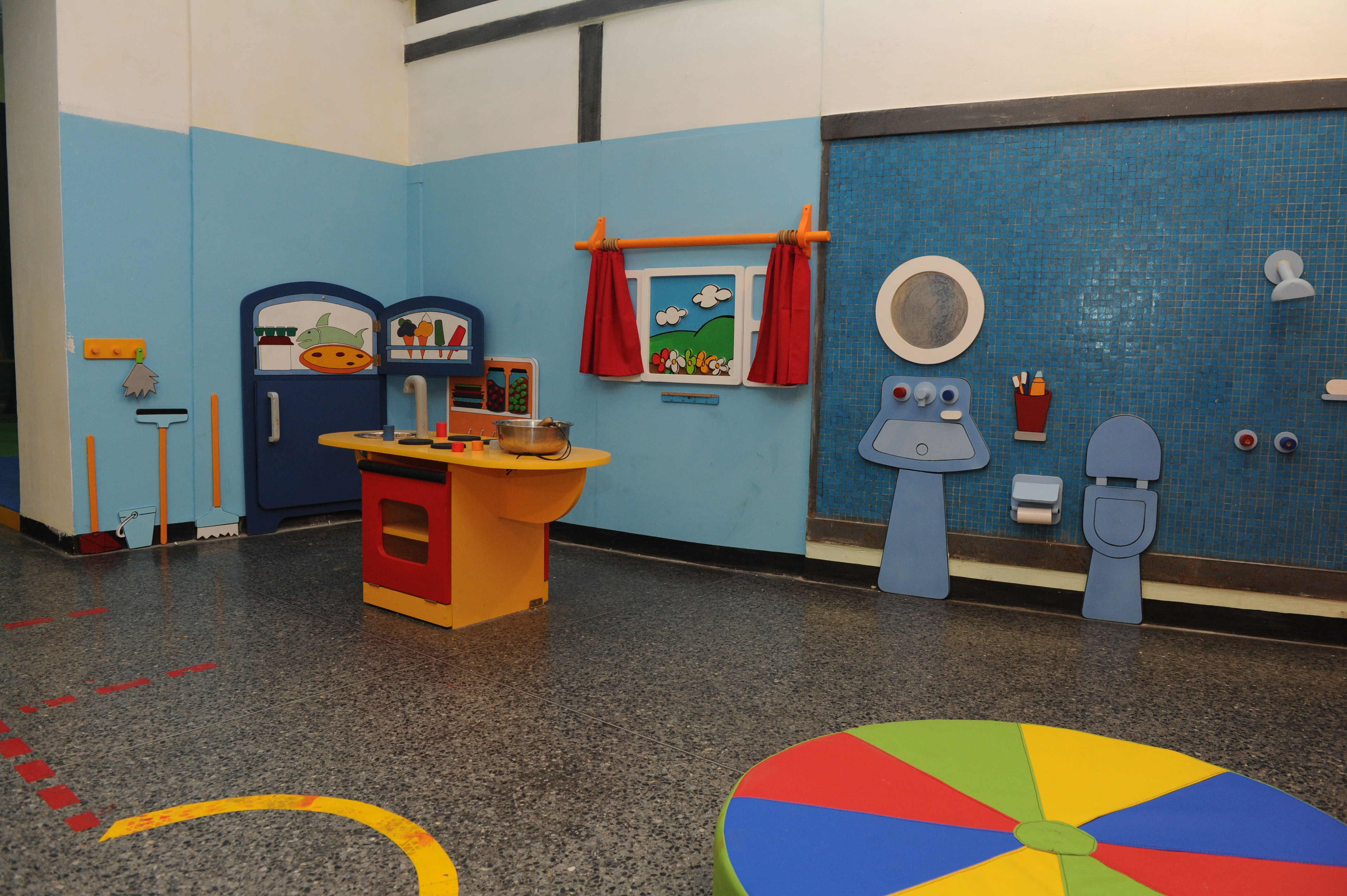 Rincón Infantil en la unidad n.º 9 del Centro Nacional de Rehabilitación