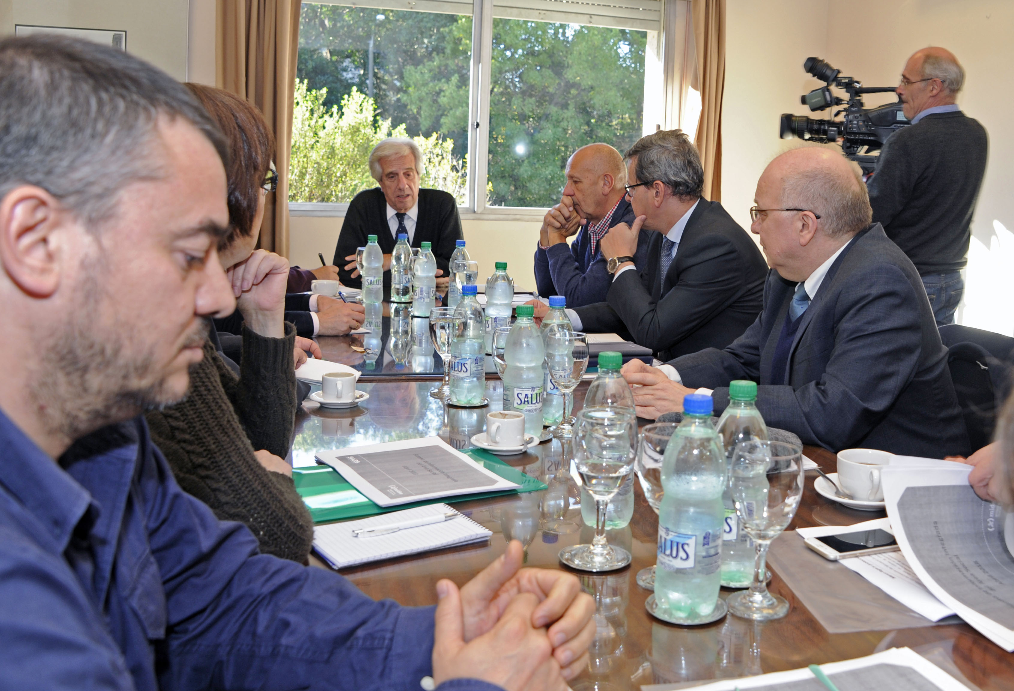 Reunión liderada por el presidente Tabaré Vázquez