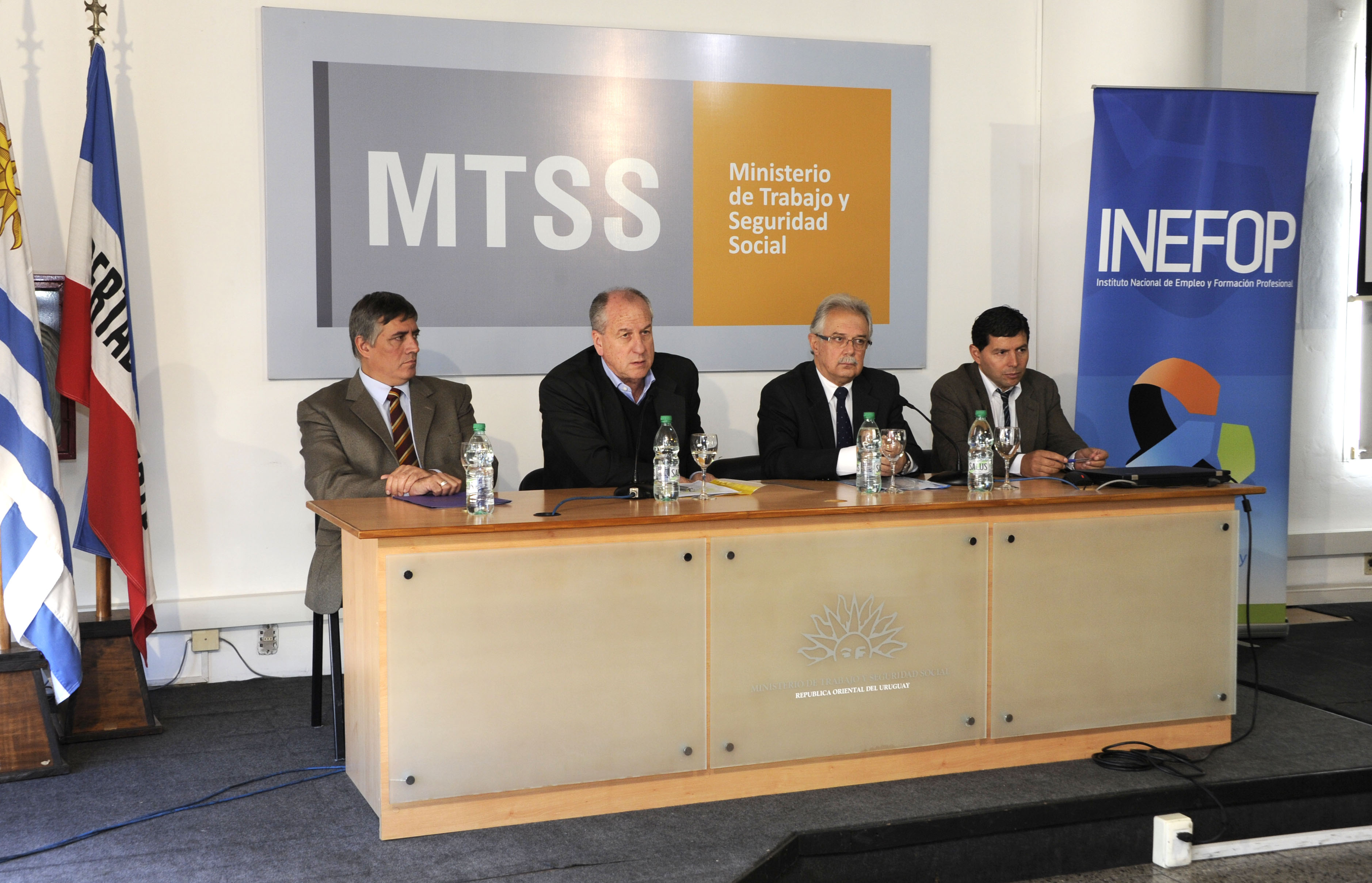 Ángel Sánchez, Ernesto Murro, Jorge Menendez y Eduardo Pereyra