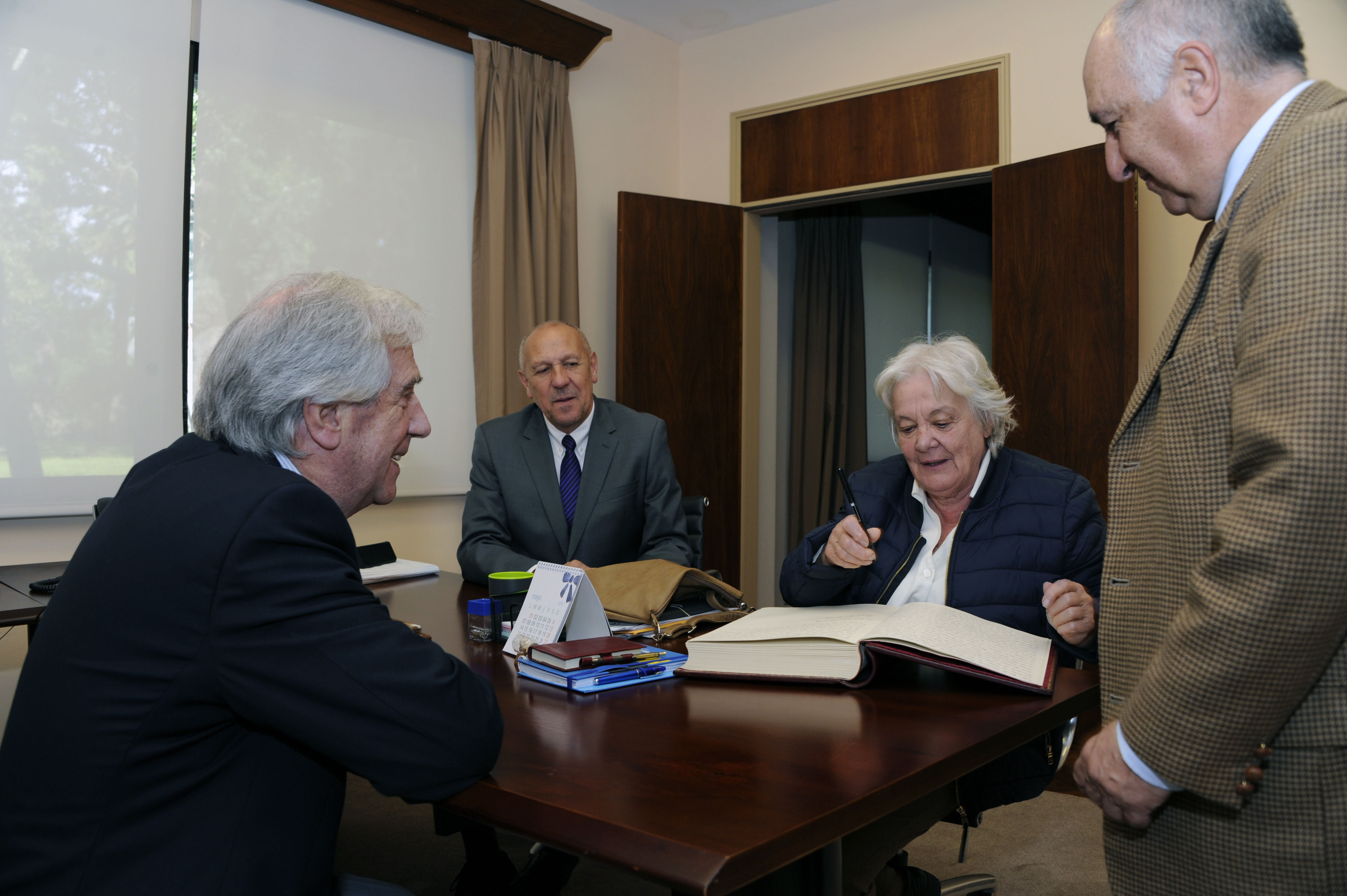 Ceremonia de traspaso del mando presidencial de Tabaré Vázquez a Lucía Topolansky
