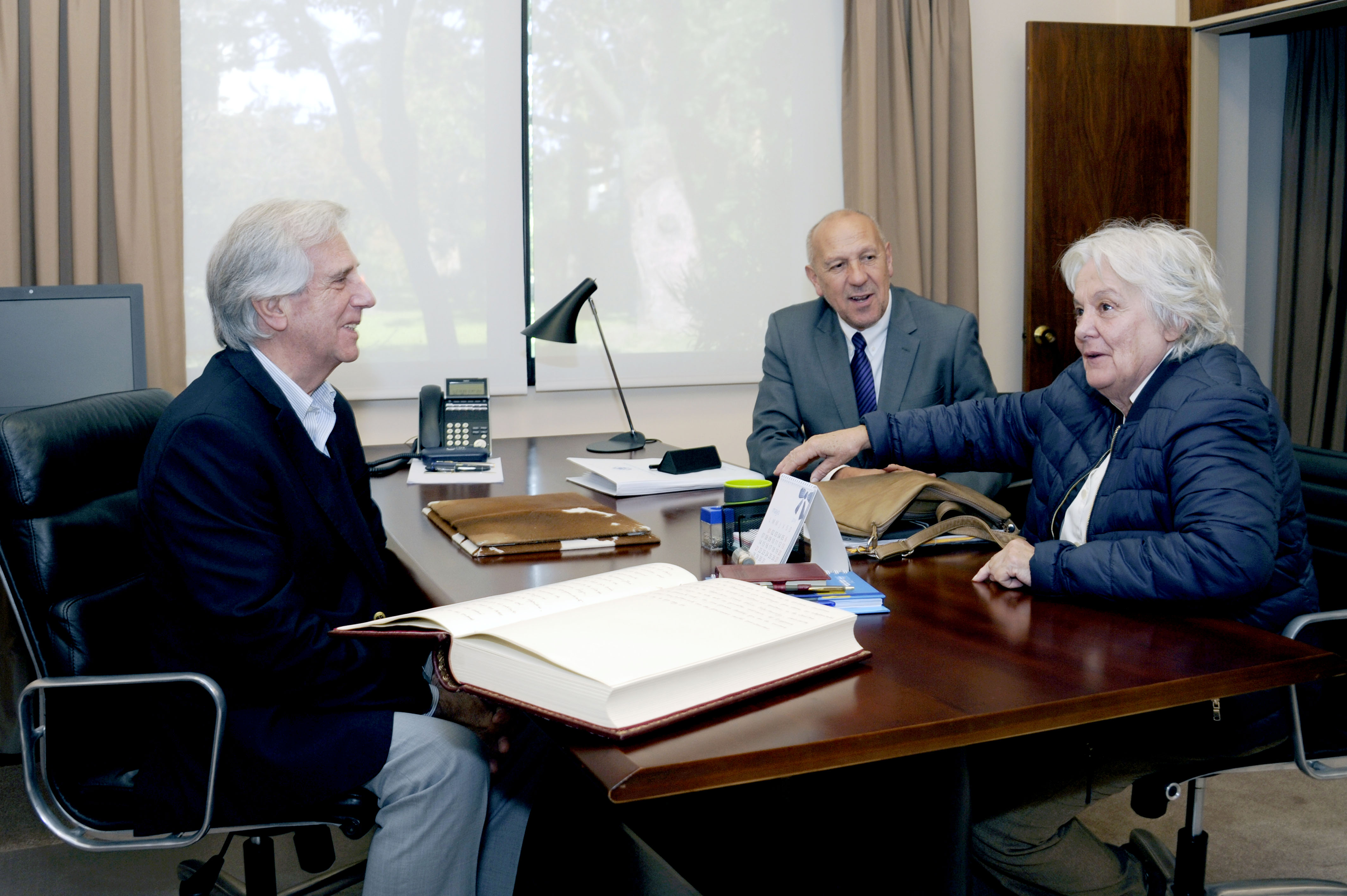 Ceremonia de traspaso del mando presidencial de Tabaré Vázquez a Lucía Topolansky