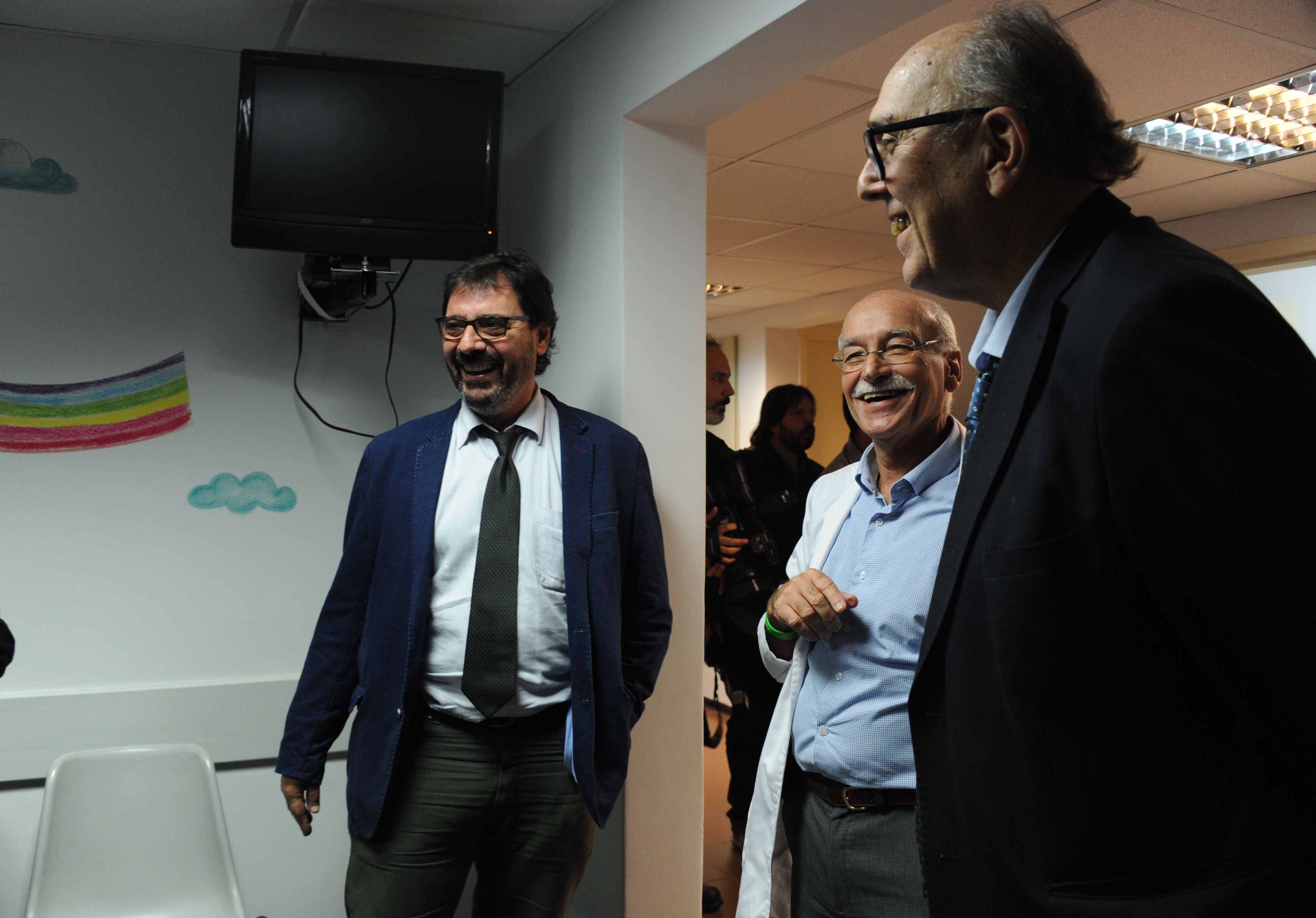 El presidente del directorio de ASSE, Marcos Carámbula, recorrió la Fundación Pérez Scremini