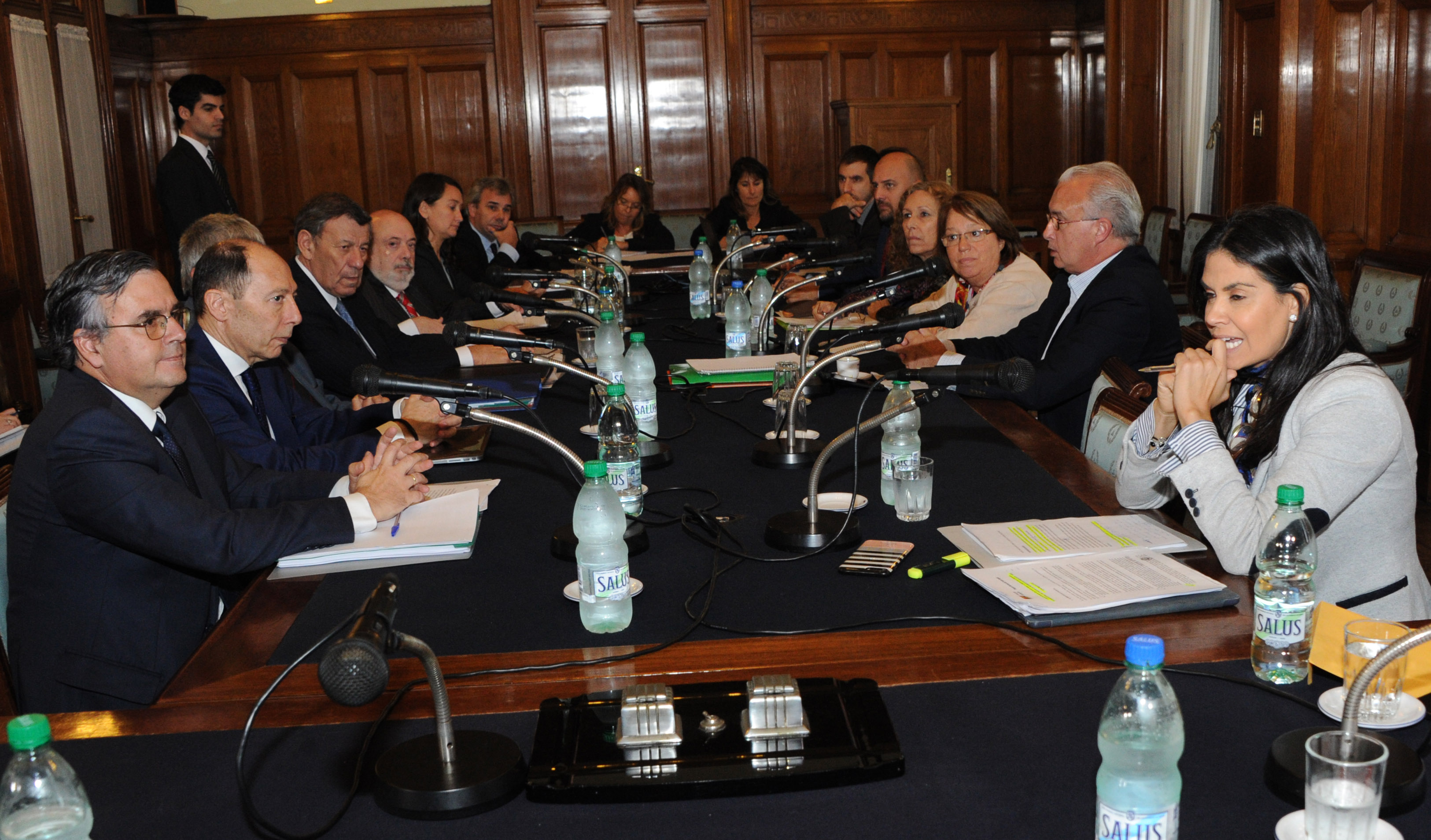 Canciller de la República, Rodolfo Nin Novoa, en Comisión de Asuntos Internacionales del Senado