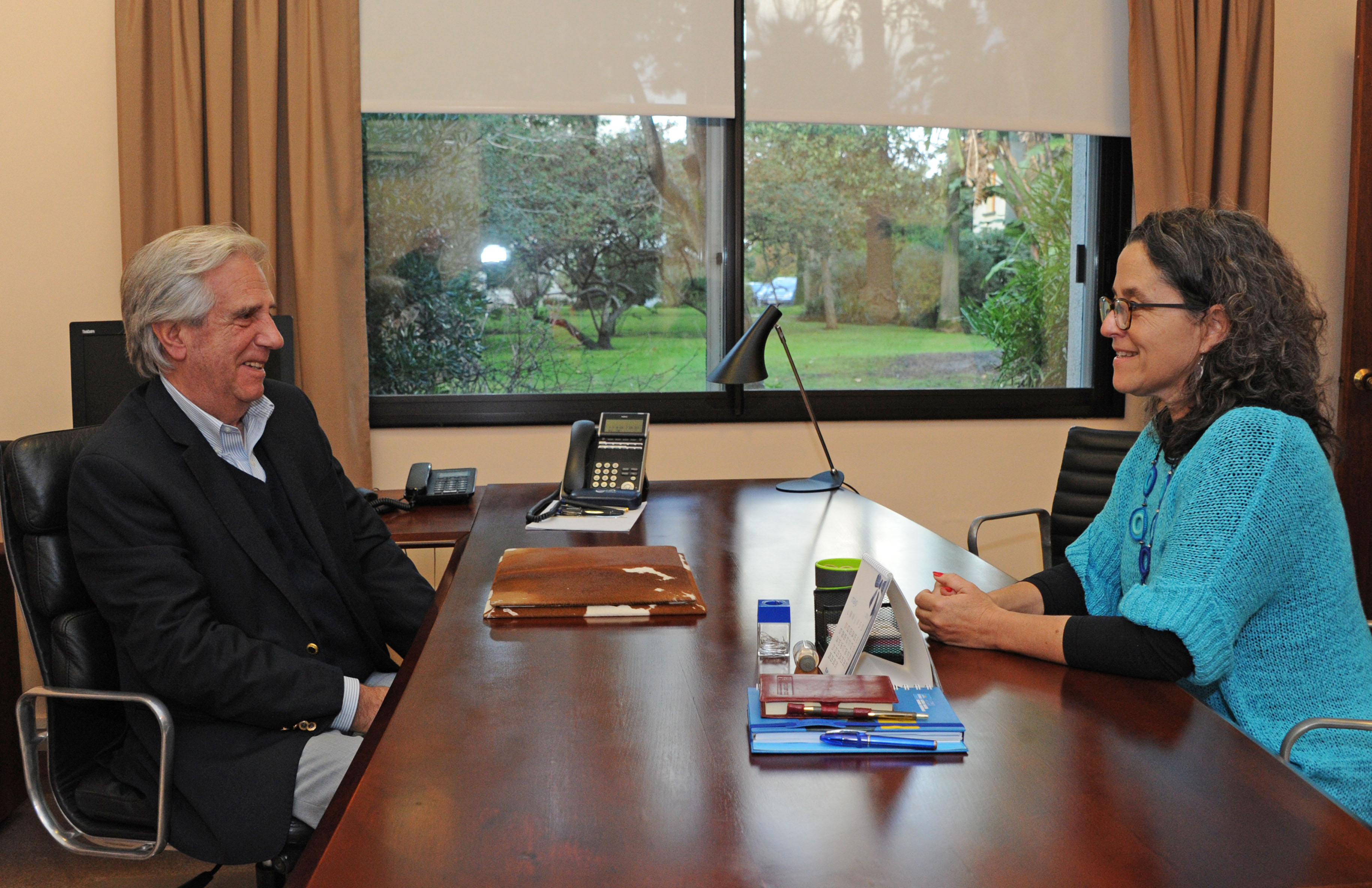Tabaré Vázquez y Patricia Ayala