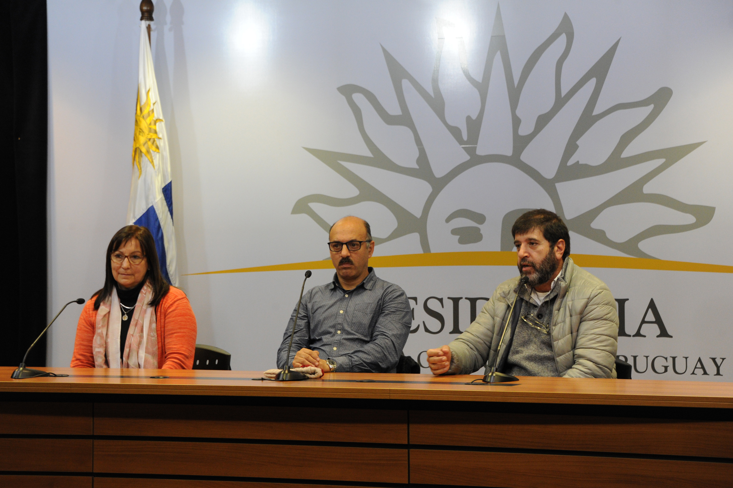 Elbia Pereira, Marcelo Abdala y Fernando Pereira