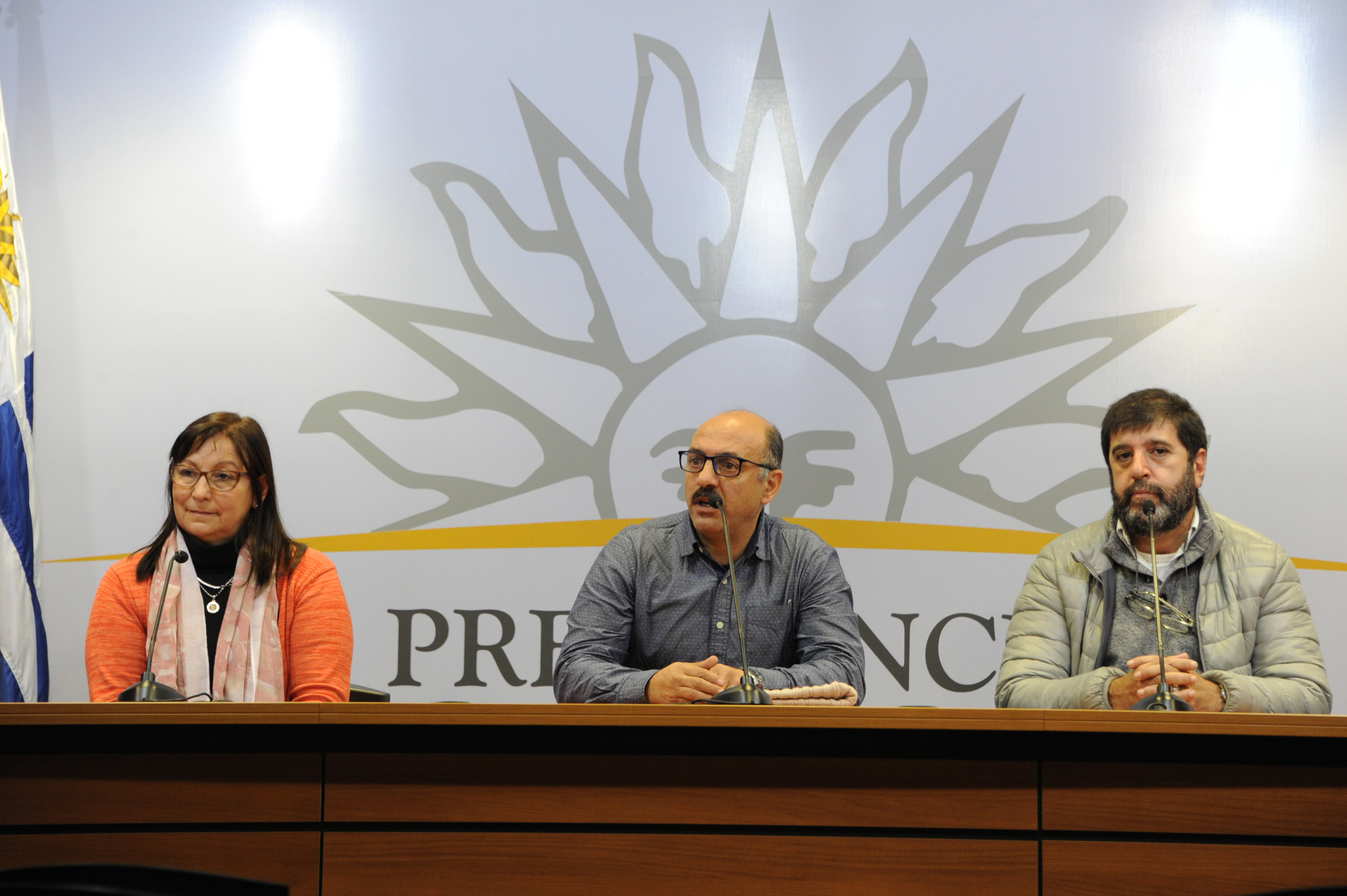 Elbia Pereira, Marcelo Abdala y Fernando Pereira