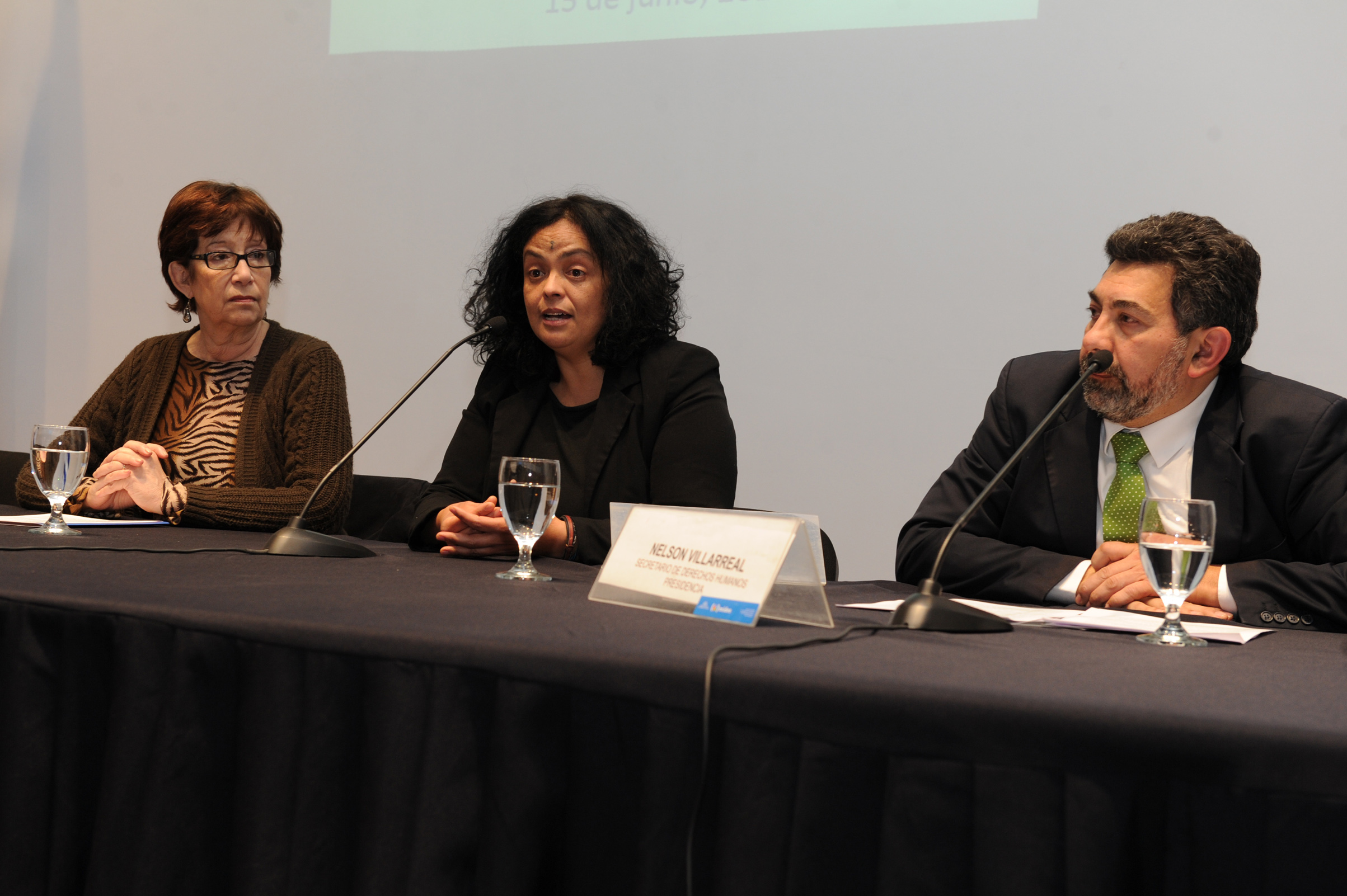 Adriana Rovira, directora del Instituto Nacional de las Personas Mayores, haciendo uso de la palabra
