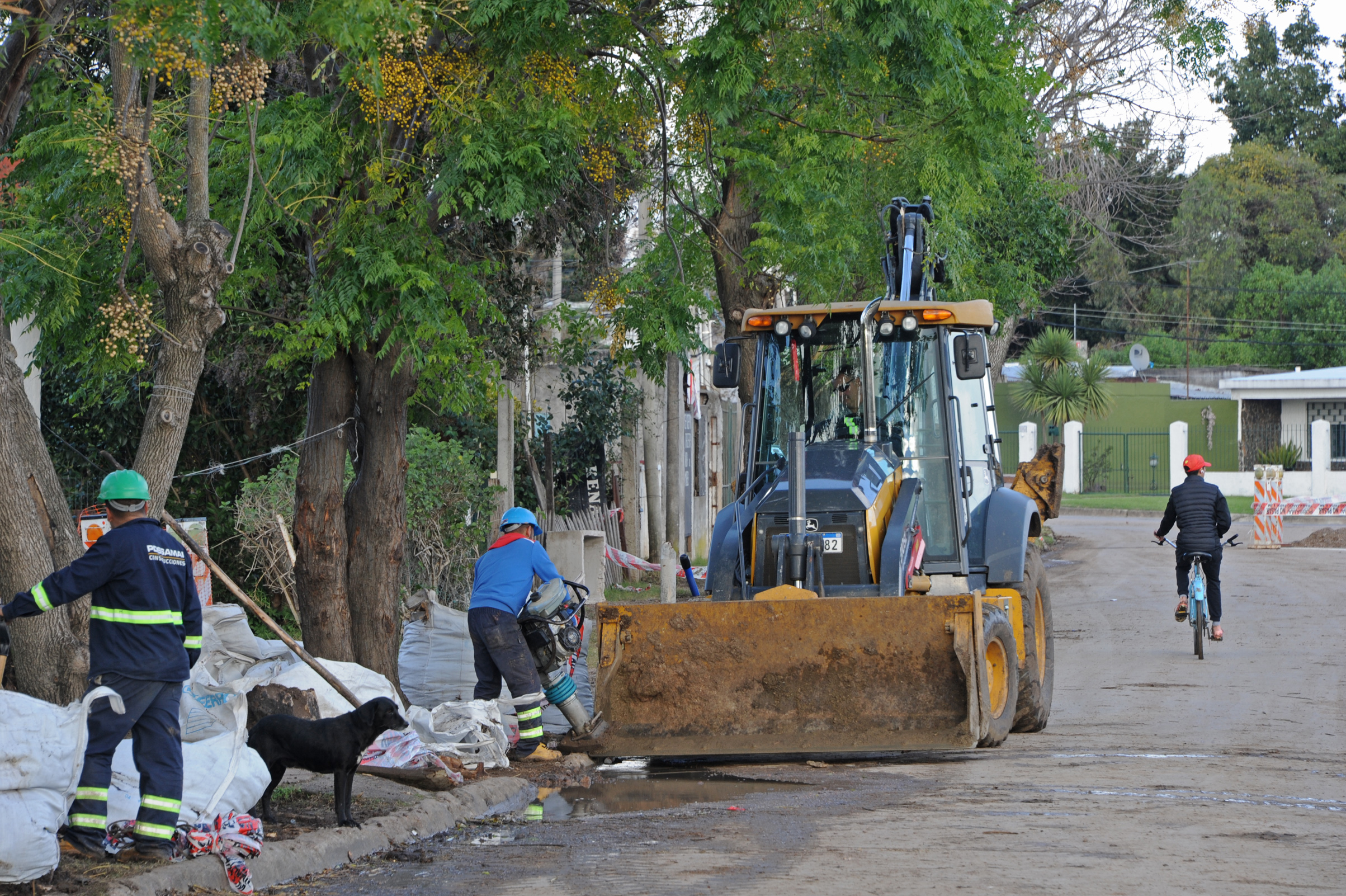 Obras del Ministerio de Vivienda en la zona de Anagualpo y Timote