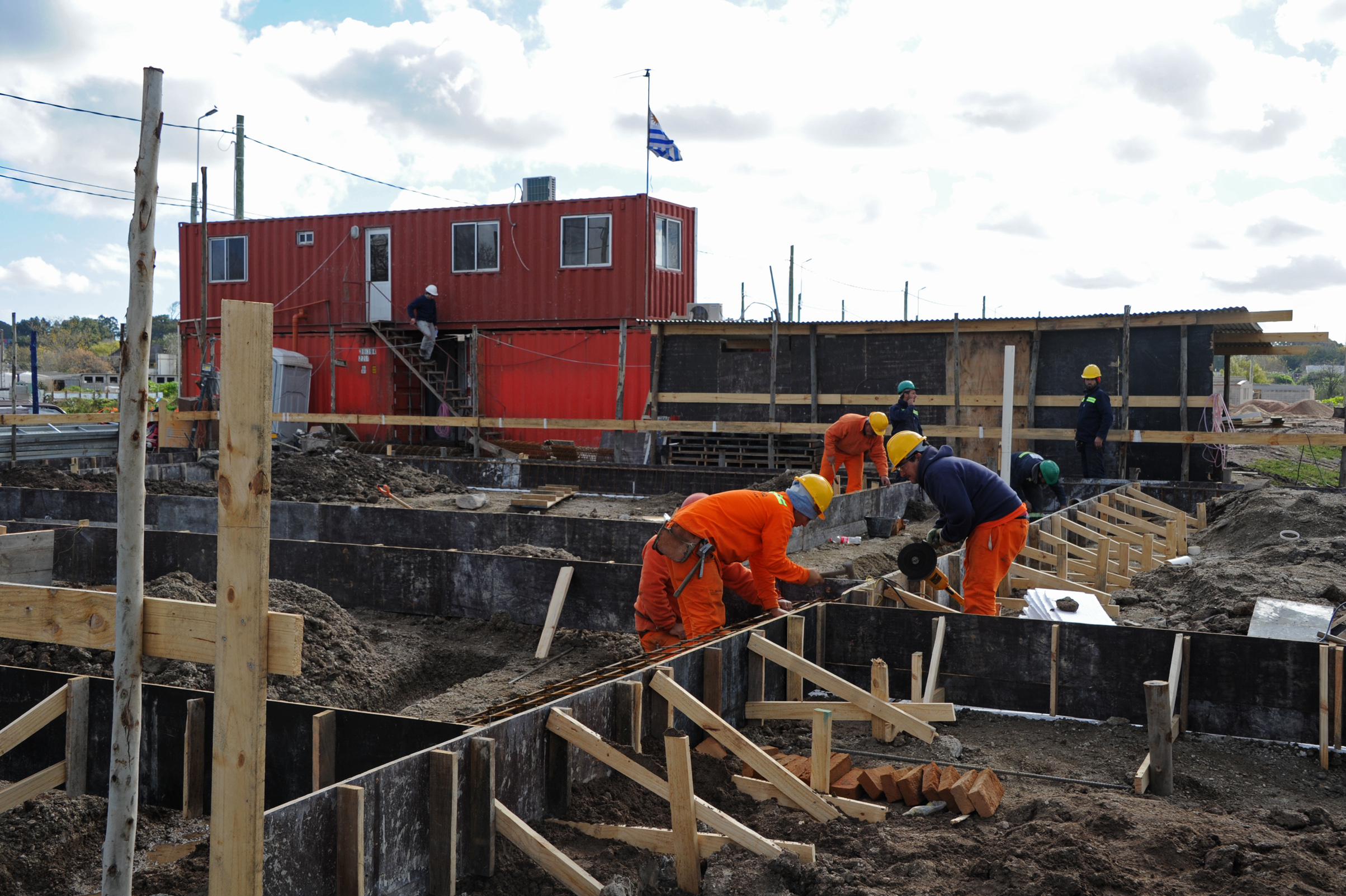 Obras del Ministerio de Vivienda en Barrio Mailhos
