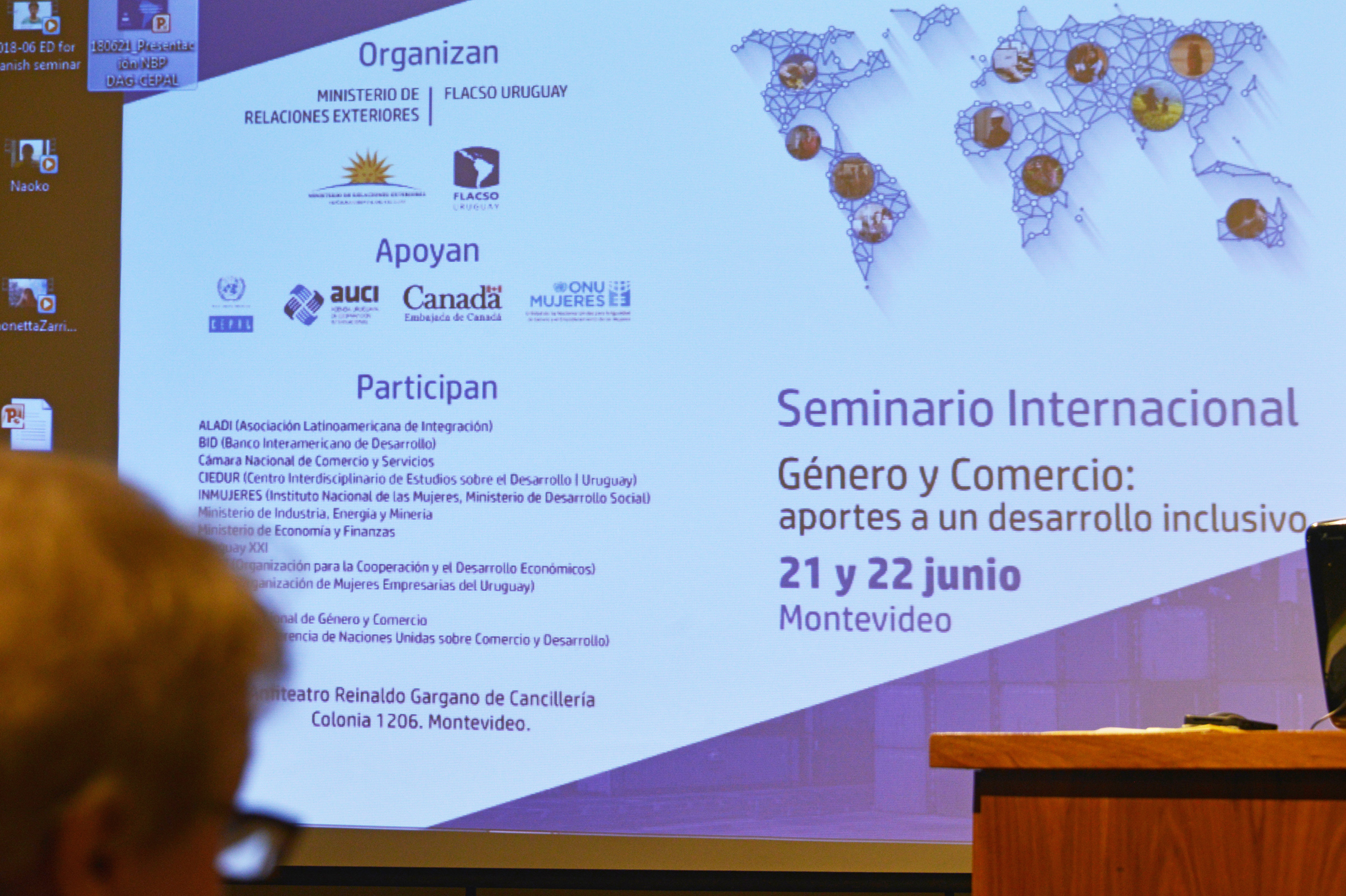 Seminario internacional “Género y comercio, aportes a un desarrollo inclusivo”