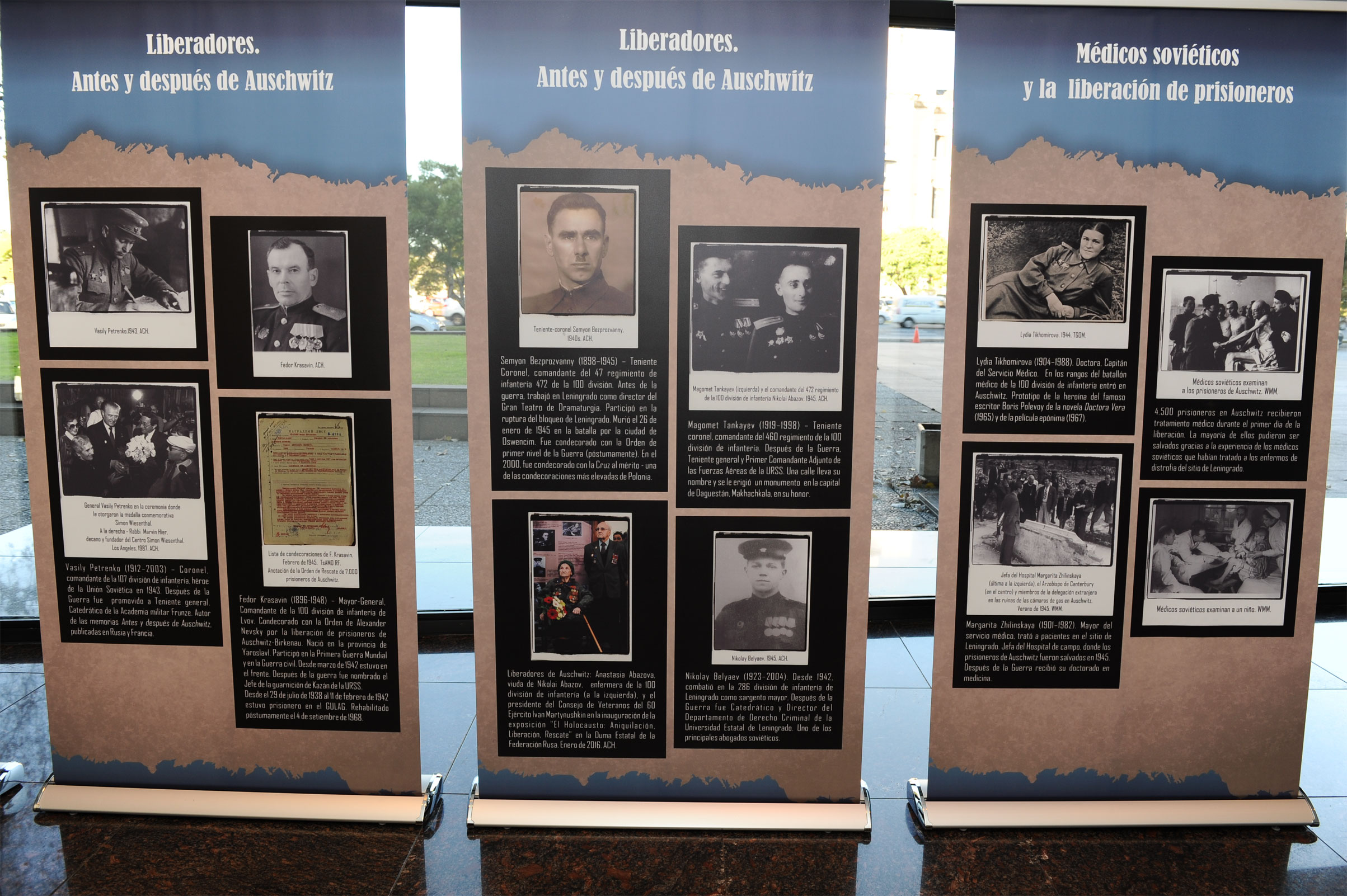 Inauguración de muestra sobre el Holocausto del pueblo judío en el Parlamento