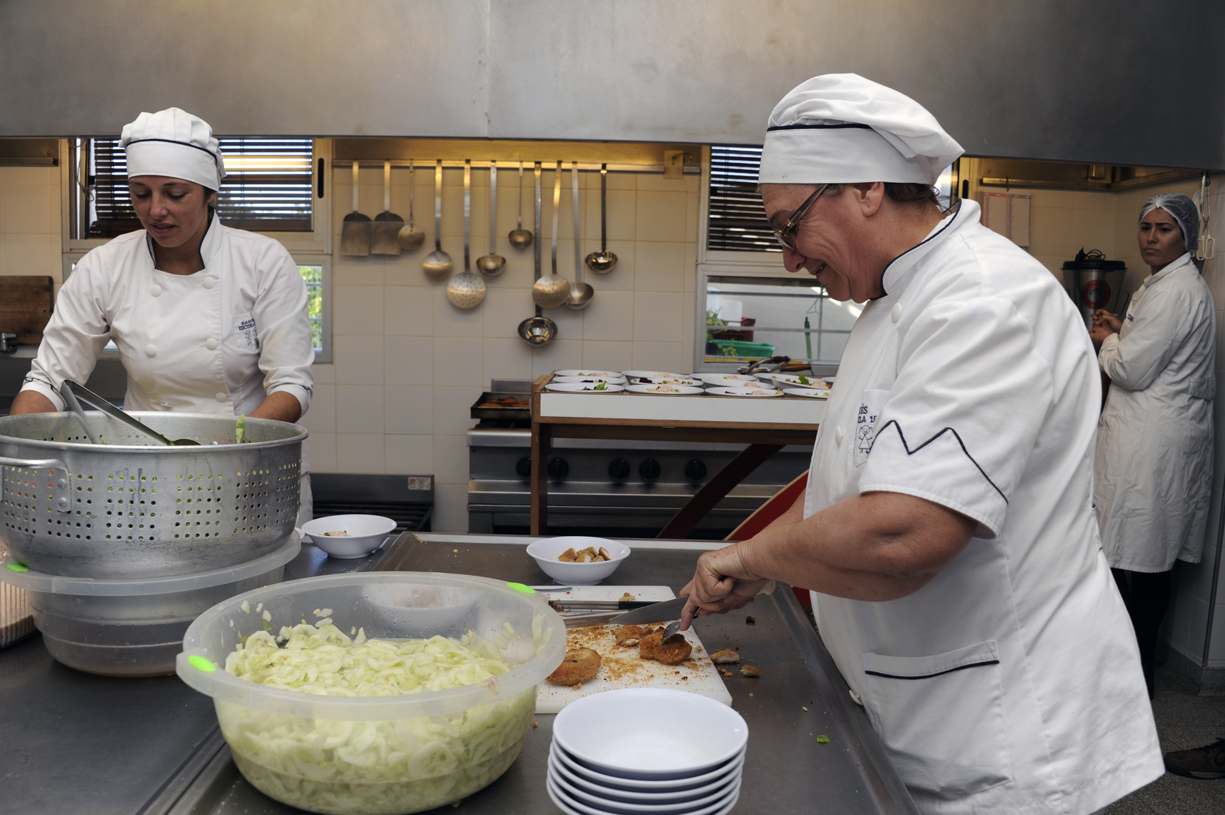 Cocina de la escuela N° 154 de tiempo completo, ubicada en Peñarol Viejo