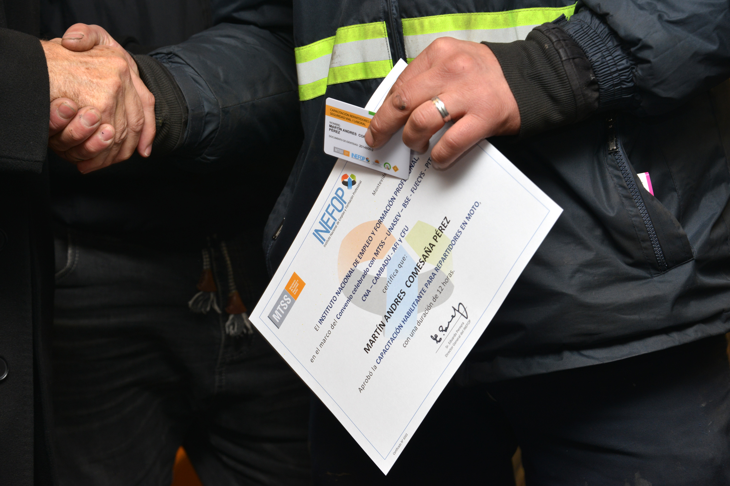 Diploma de cursos de seguridad vial