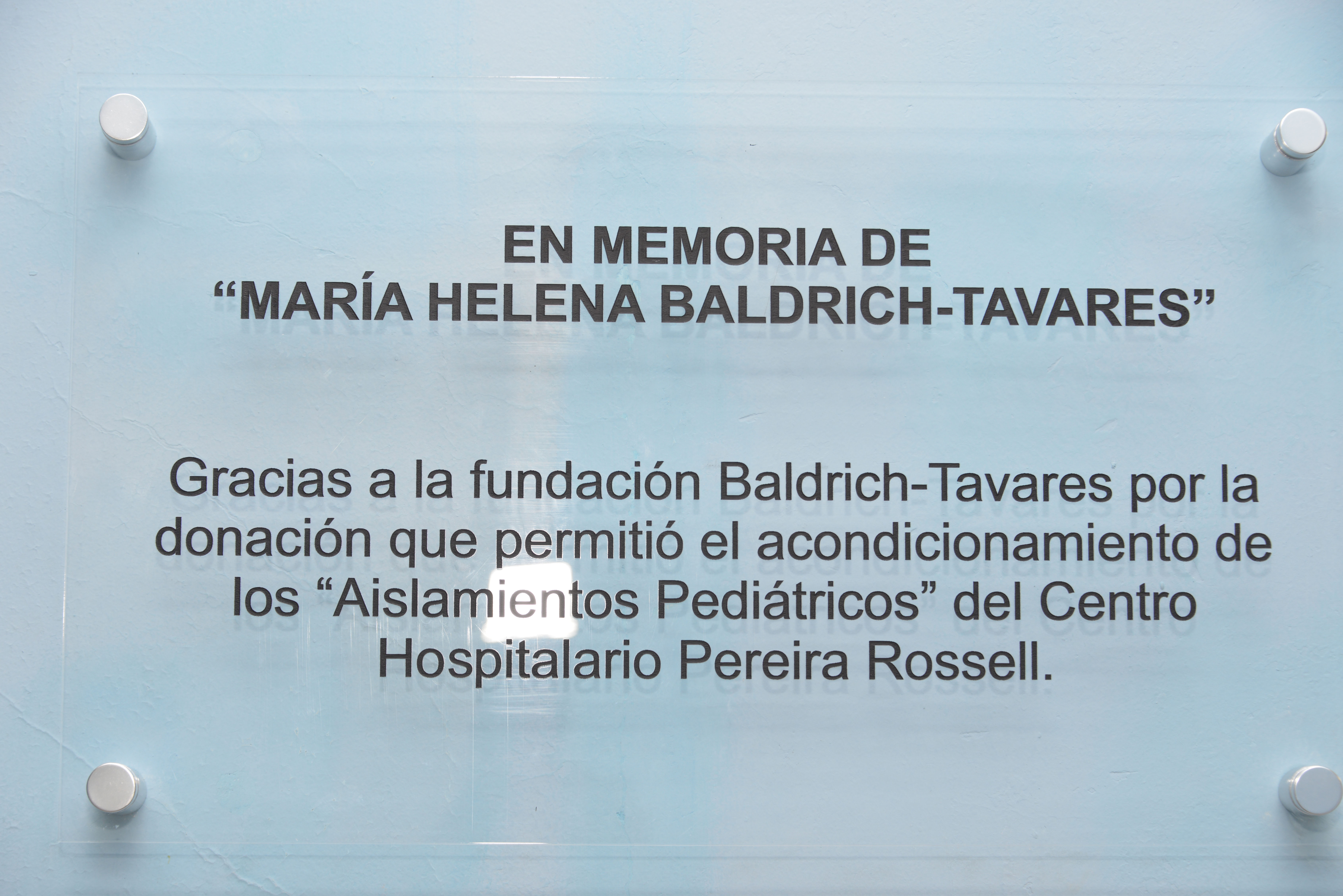 Placa de reconocimiento