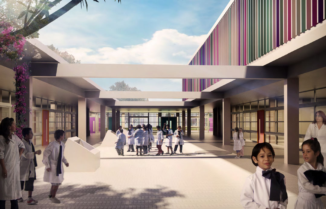 Proyecto de la nueva escuela de tiempo completo en Casavalle