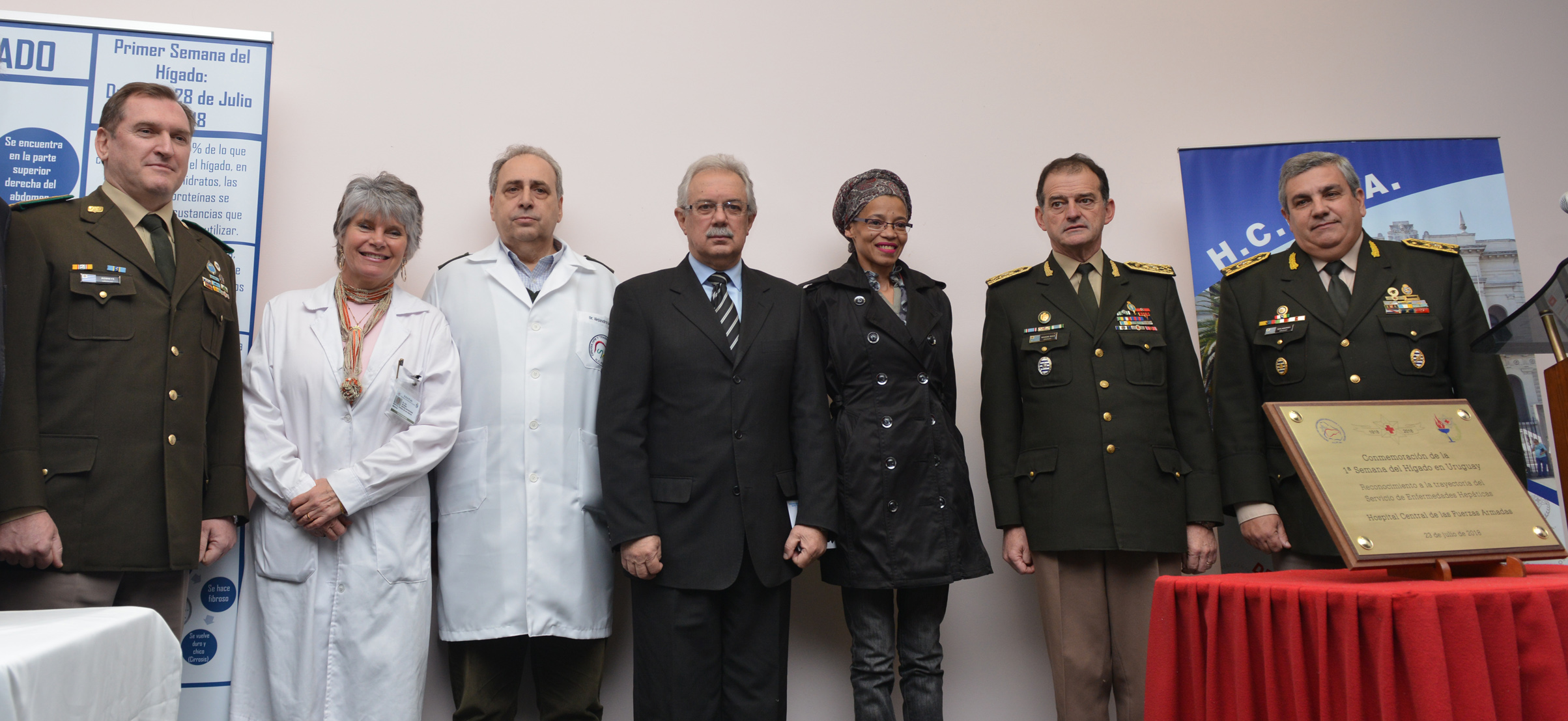 Autoridades en lanzamiento de la Primera Semana del Hígado