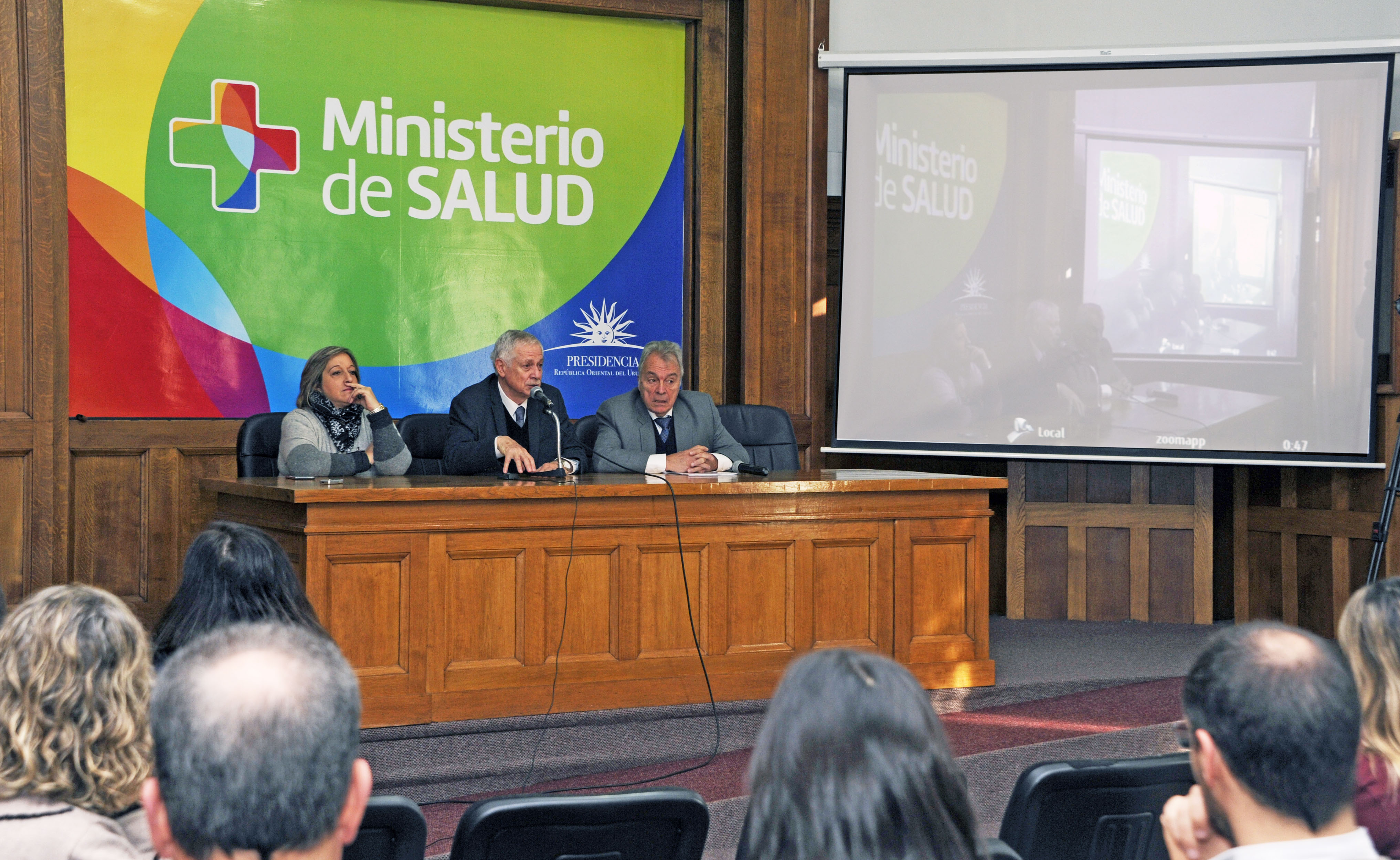 Raquel Rosa, Jorge Basso y Jorge Quian