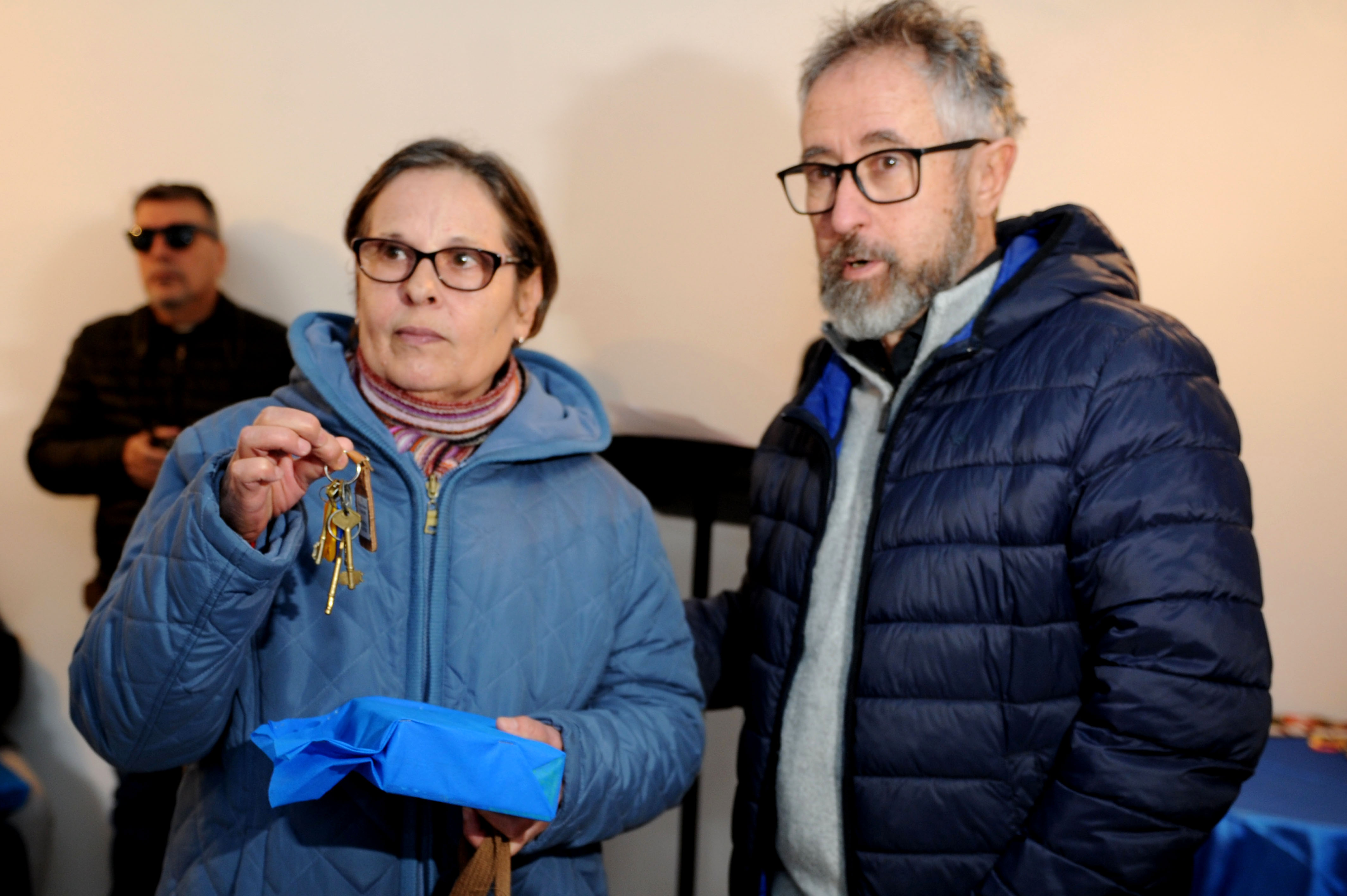 Acto de entrega de viviendas a jubilados y pensionistas
