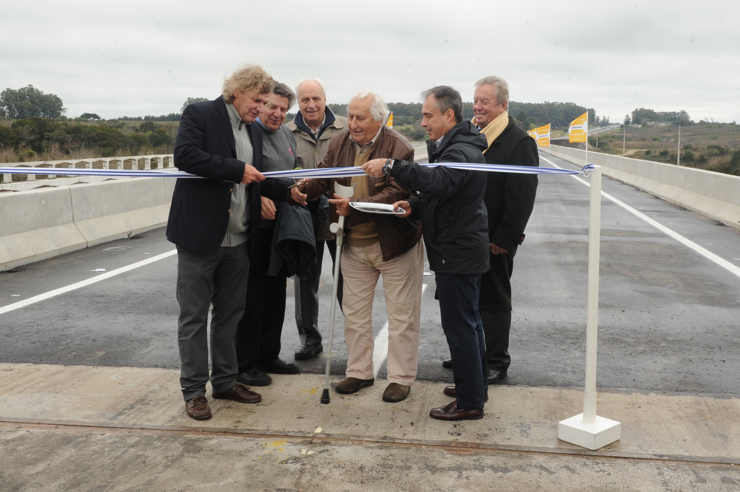 Inauguración del puente sobre el río Rosario, Colonia