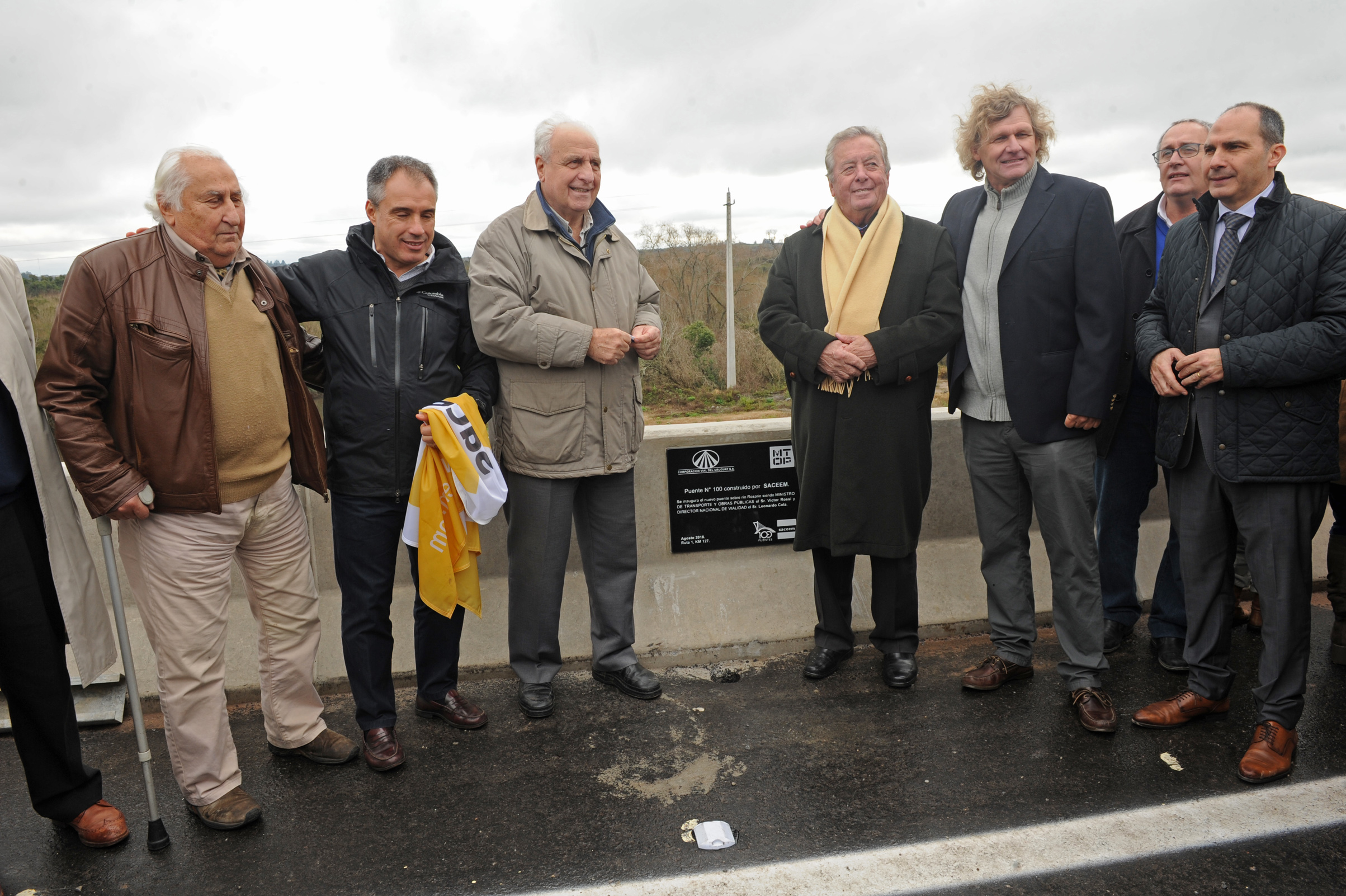Inauguración del puente sobre el río Rosario, Colonia