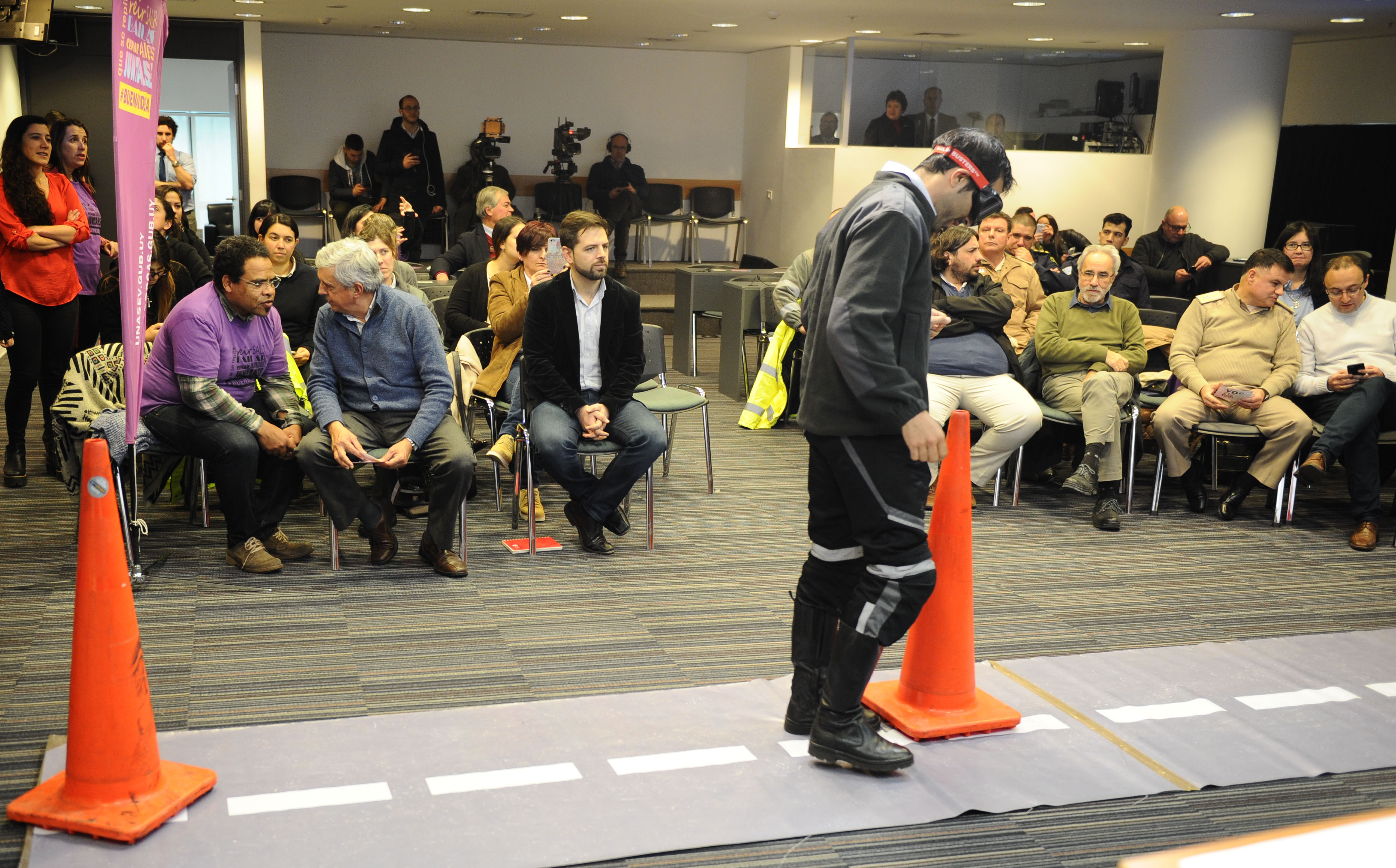 Unasev presentó campaña interactiva de prevención de accidentes