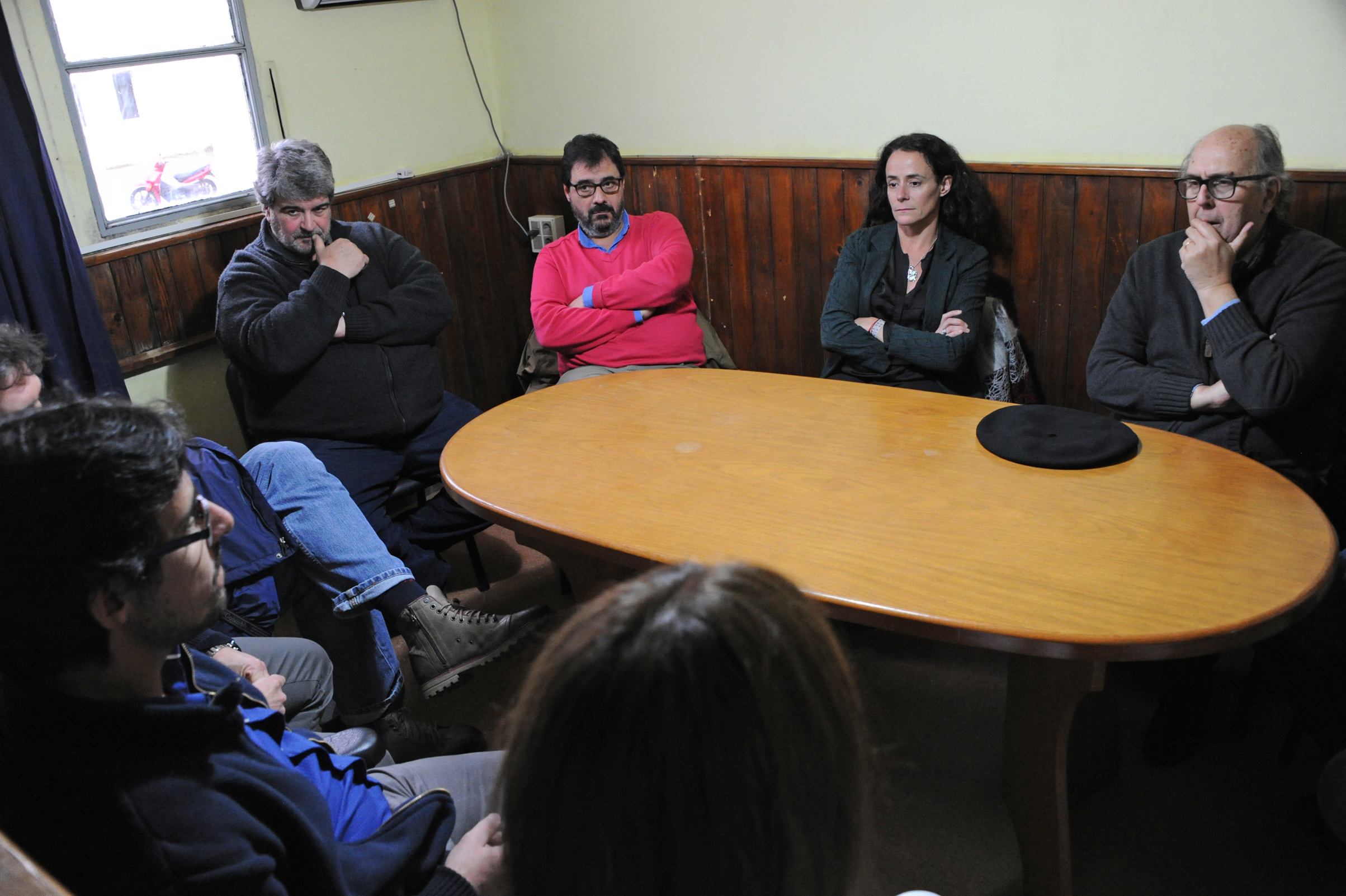 Reunión de autoridades de ASSE encabezadas por Marcos Carámbula, con funcionarios del Hospital de Rocha