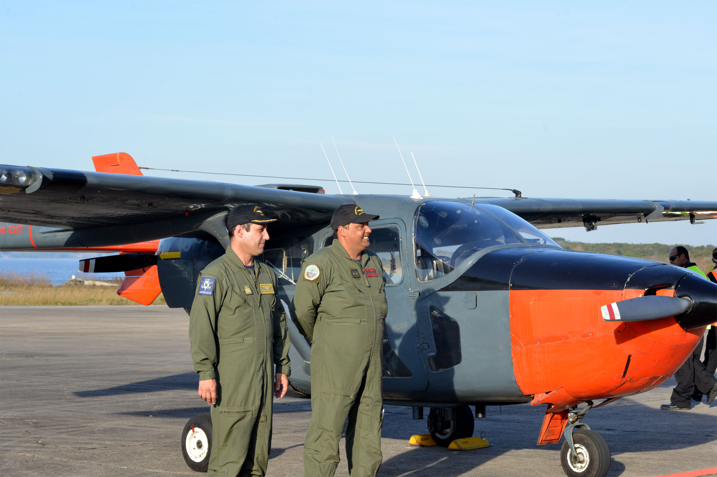 Acto de presentación de las tres aeronaves donadas por Chile a Defensa