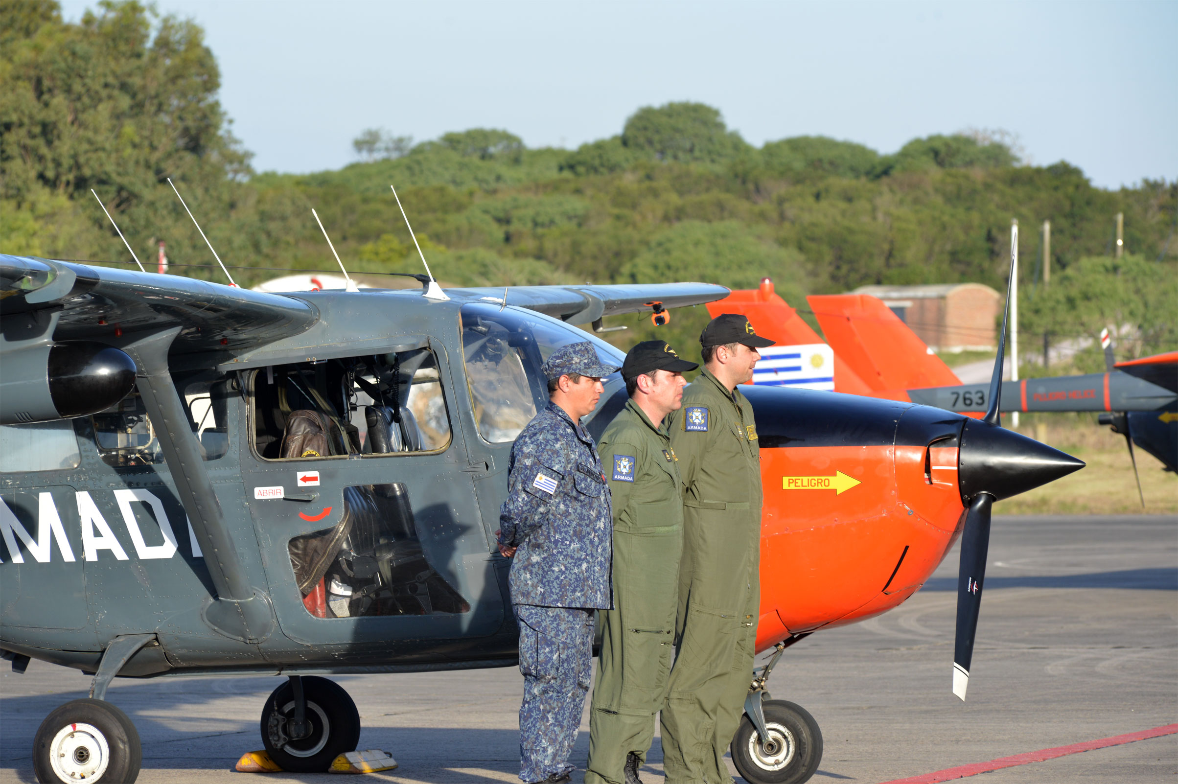 Acto de presentación de las tres aeronaves donadas por Chile a Defensa