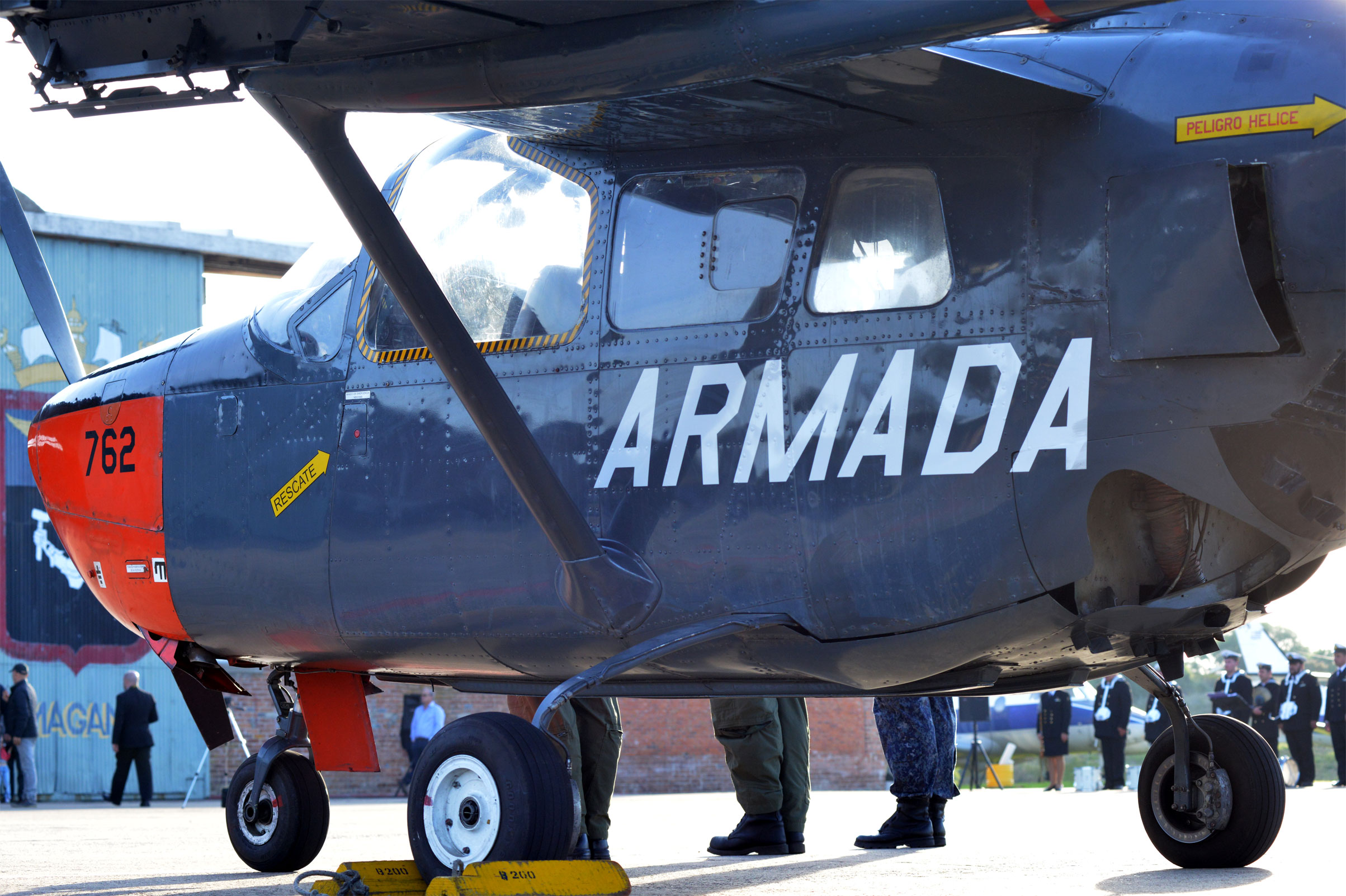Acto de presentación de las tres aeronaves donadas por Chile a Defensa