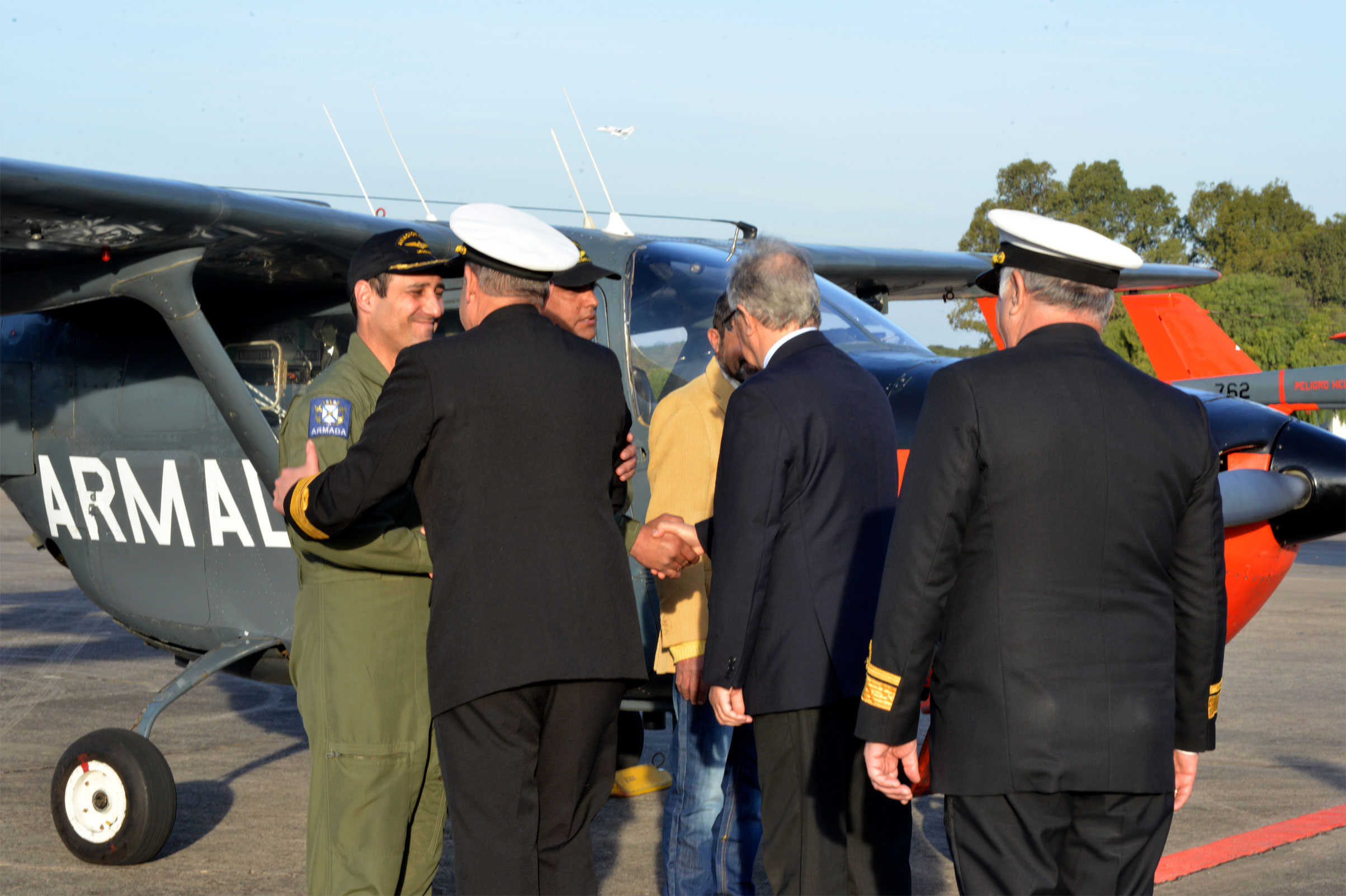 Acto de presentación de las tres aeronaves donadas por Chile a Defensa