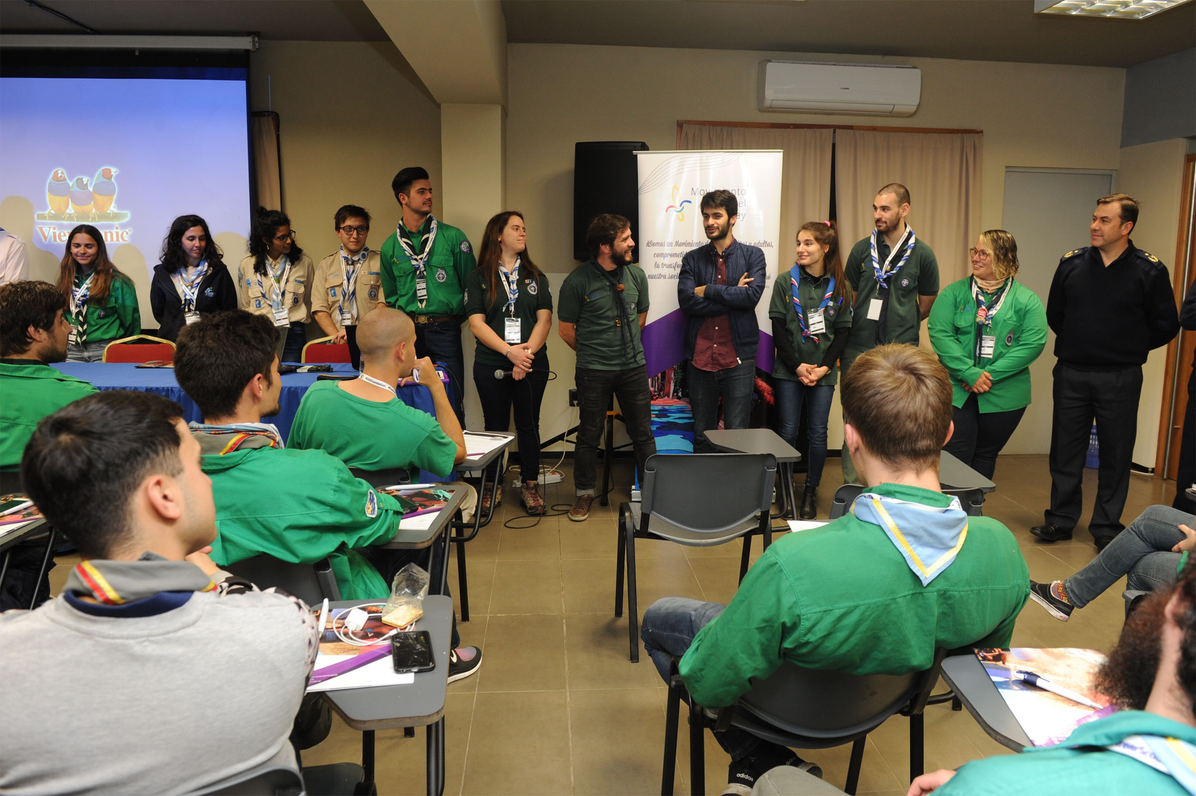 Actividad organizada por INJU y Movimiento Scout denominada Un Uruguay Sin Violencia