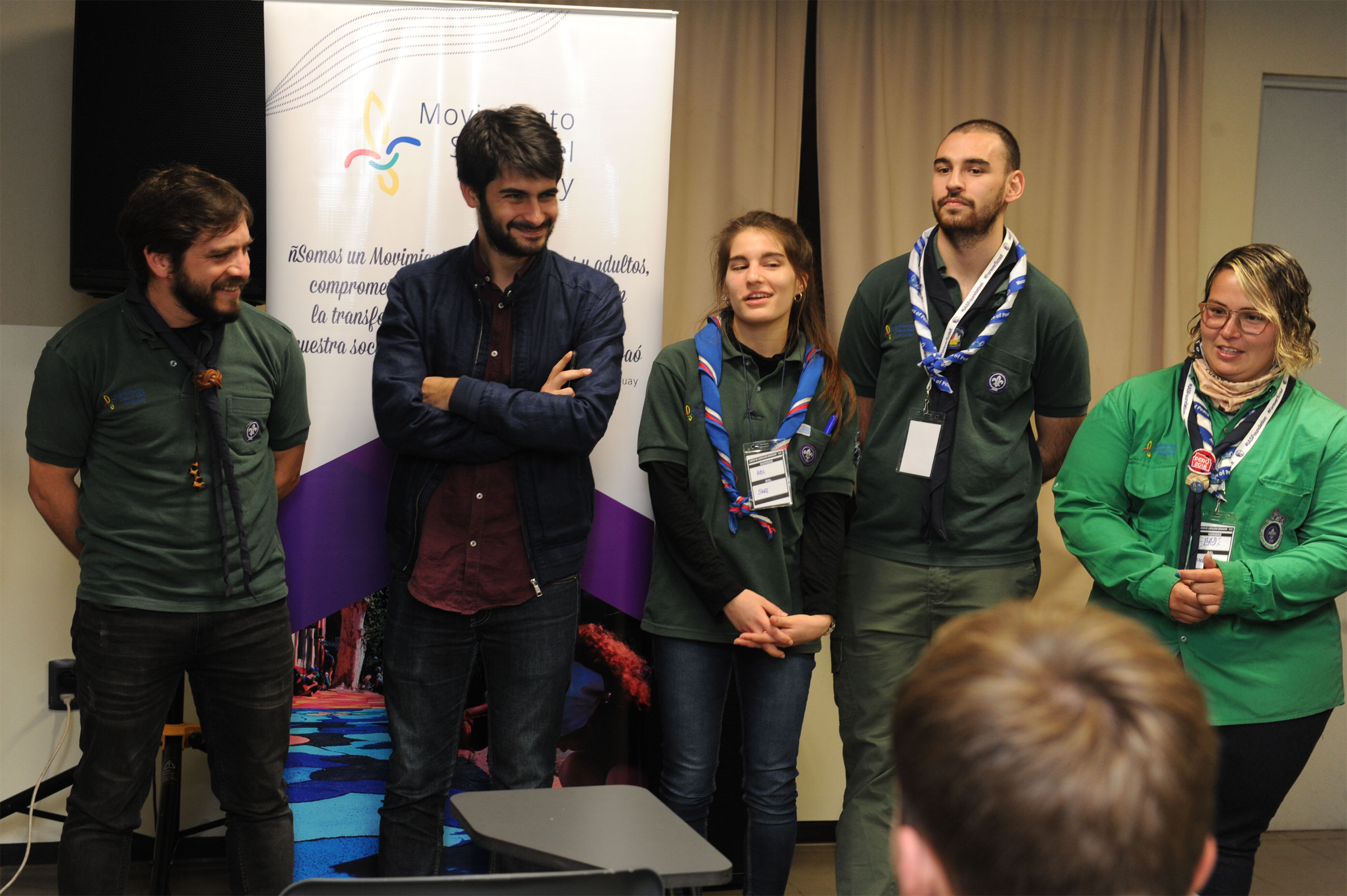 Actividad organizada por INJU y Movimiento Scout denominada Un Uruguay Sin Violencia