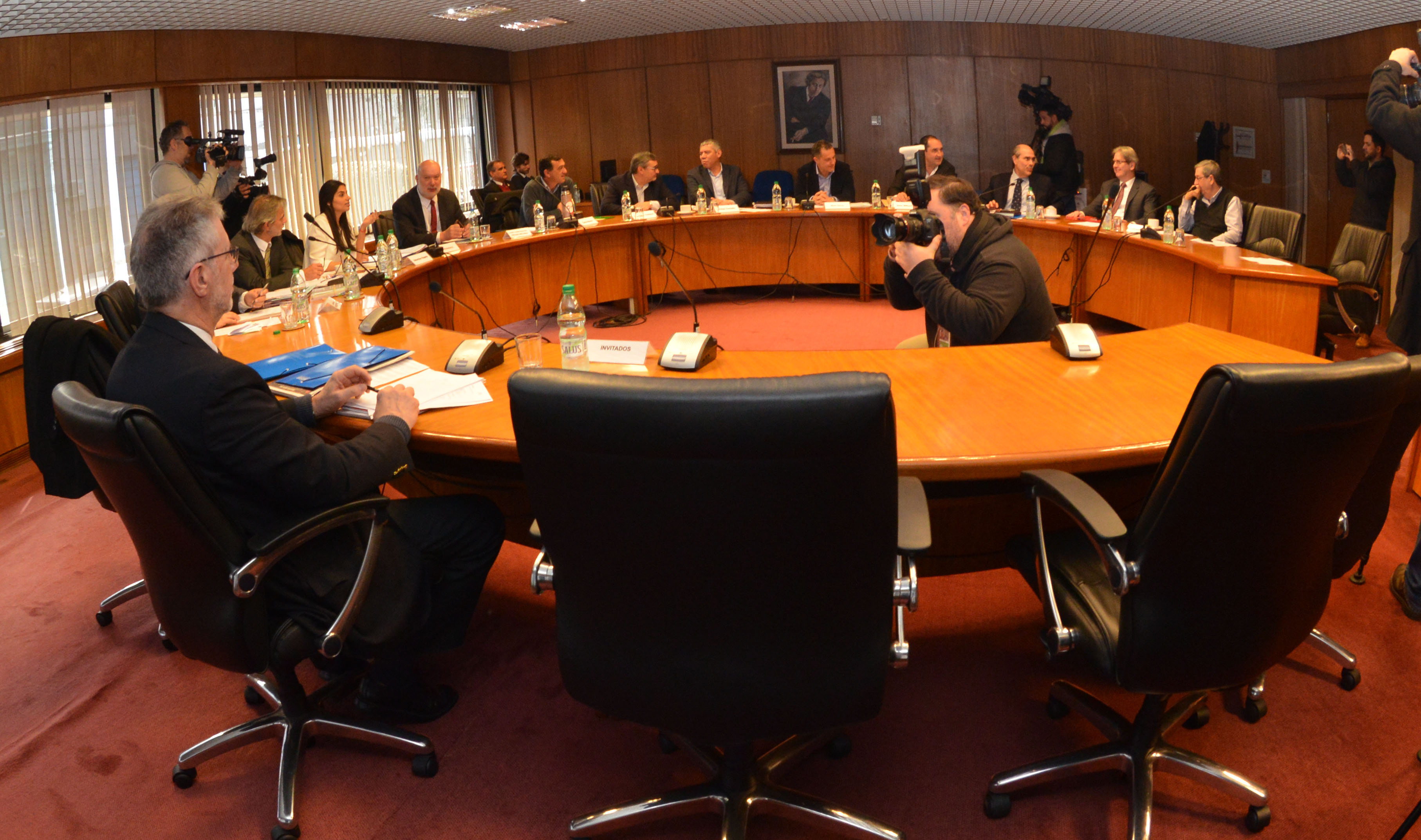 Subsecretario del Interior, Jorge Vázquez, durante su comparecencia ante la Comisión Especial del Deporte de la Cámara de Diputados