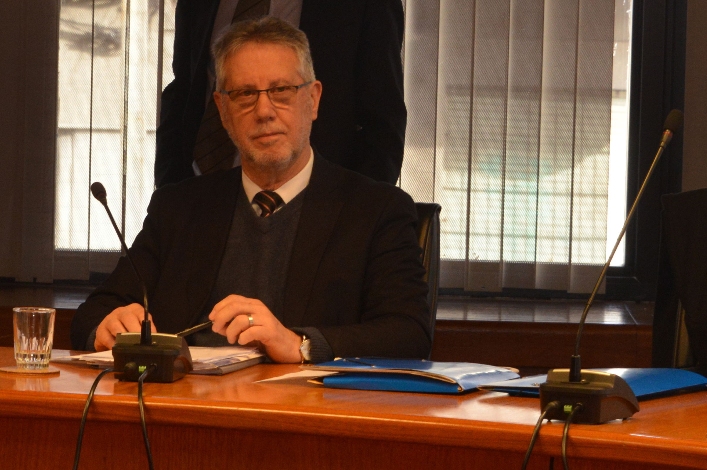 Subsecretario del Interior, Jorge Vázquez, durante su comparecencia ante la Comisión Especial del Deporte de la Cámara de Diputados
