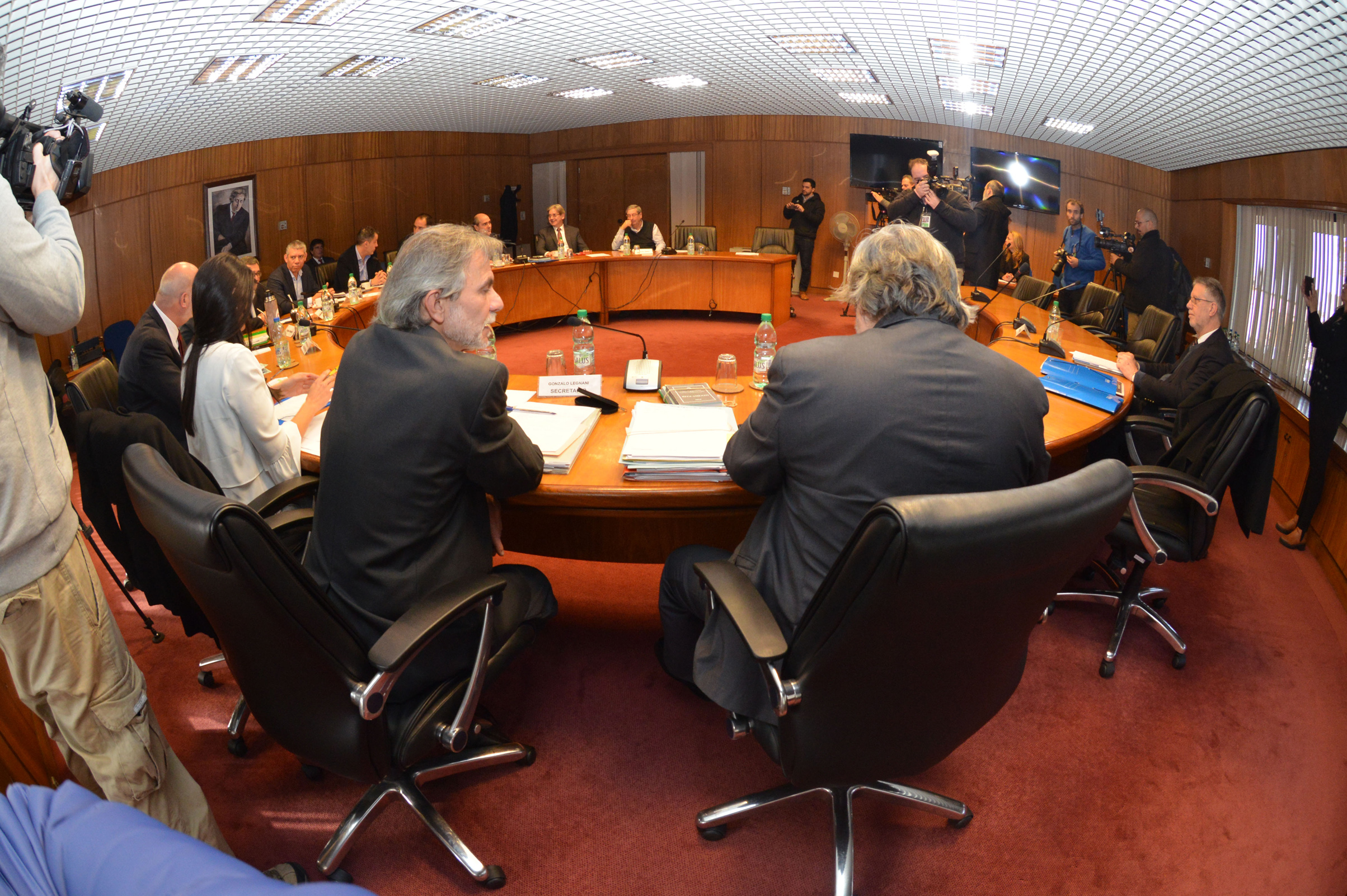 Subsecretario del Interior, Jorge Vázquez, durante su comparecencia ante la Comisión Especial del Deporte de la Cámara de Diputados