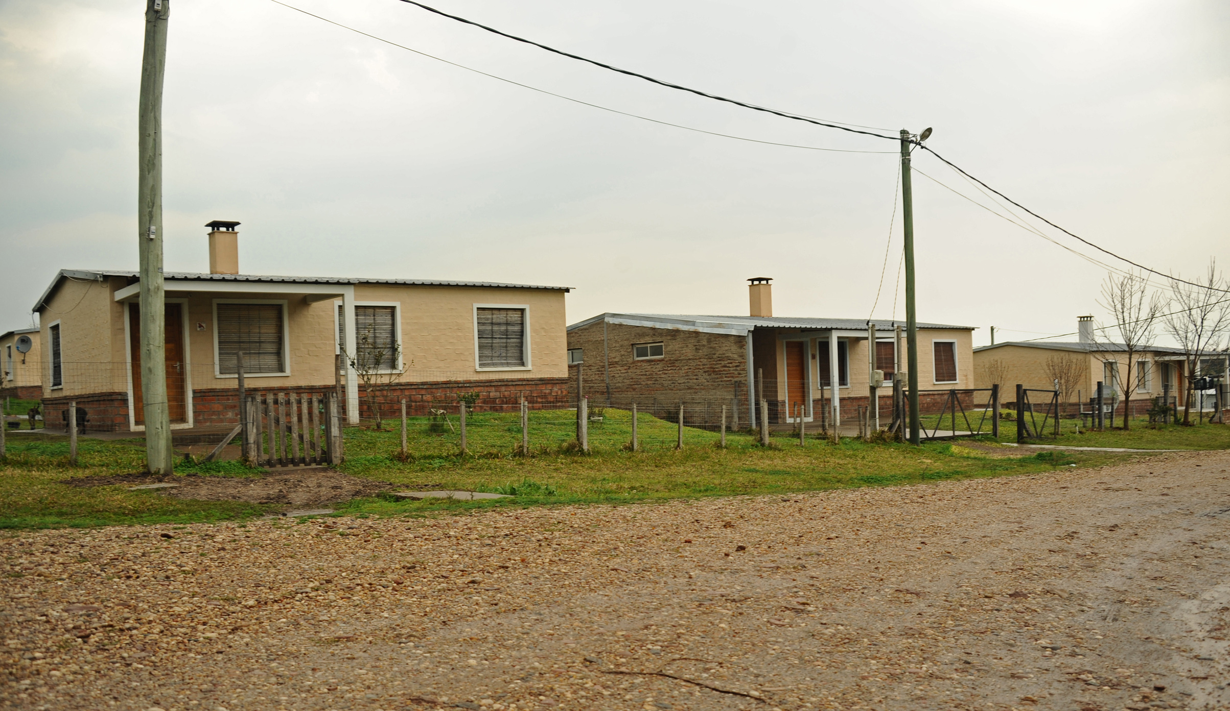 Viviendas de Mevir en localidad Garibaldi, departamento de Salto