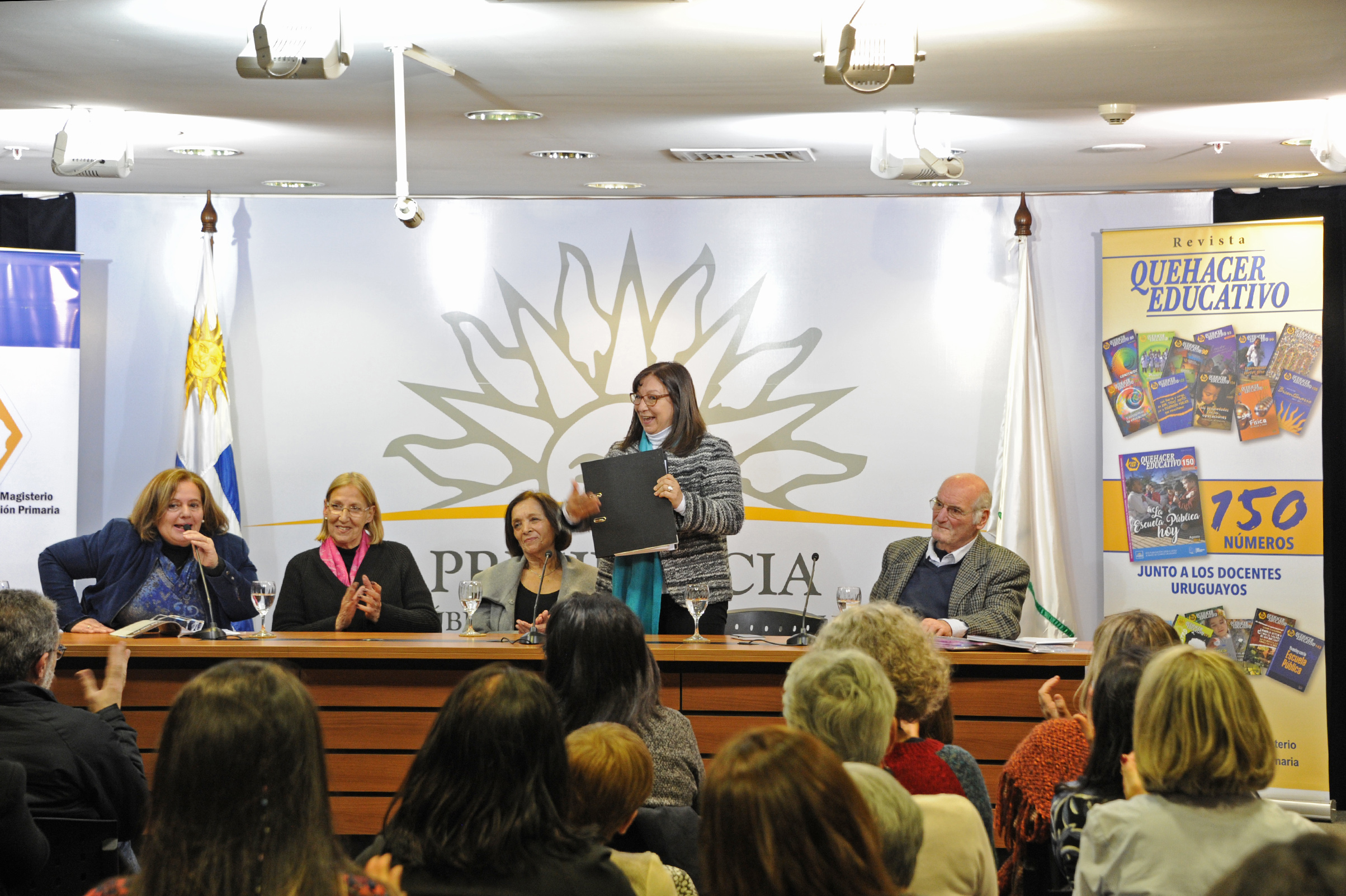 Celebración de la edición 150 de la revista “Quehacer Educativo”