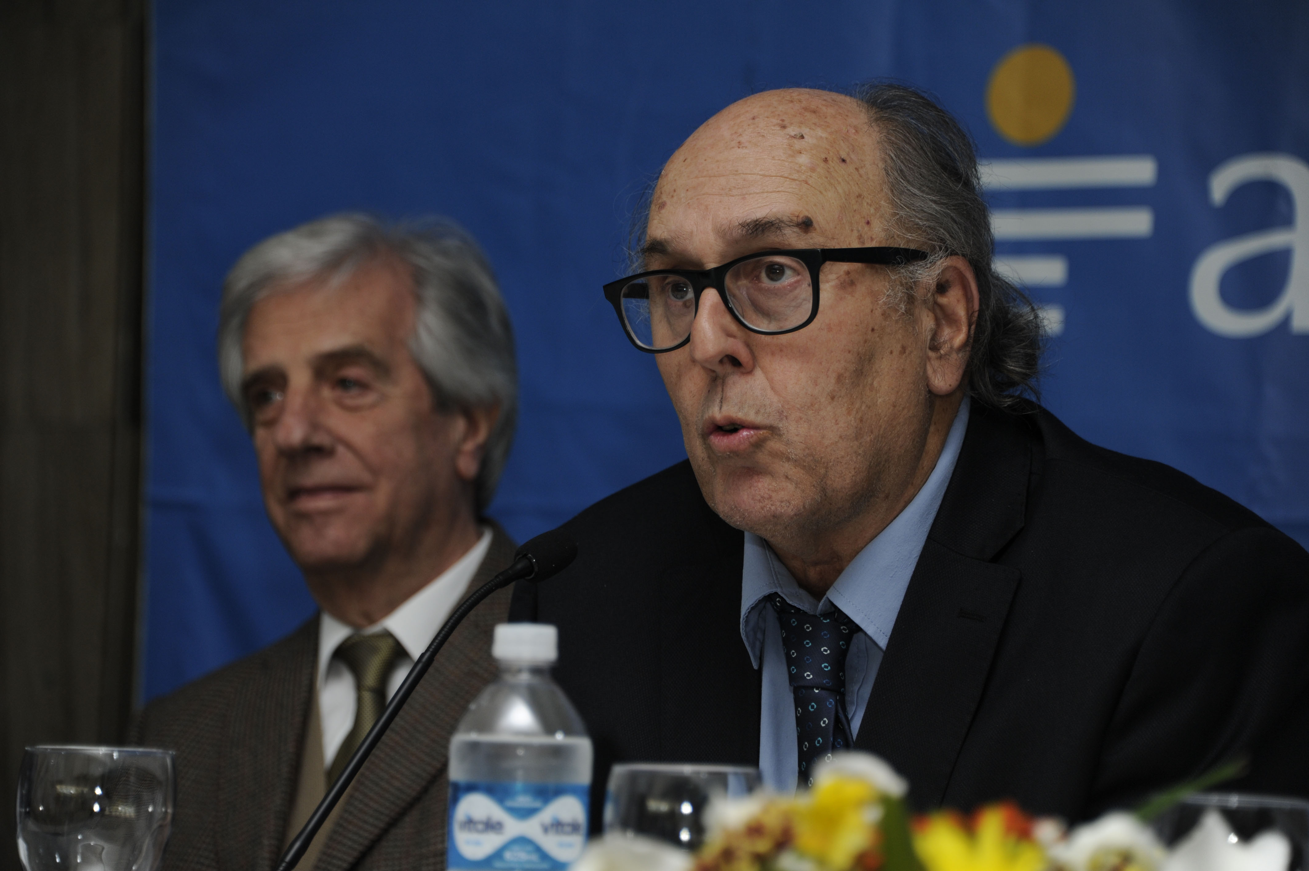 Palabras del presidente del directorio de ASSE, Marcos Carámbula, junto al presidente Tabaré Vázquez